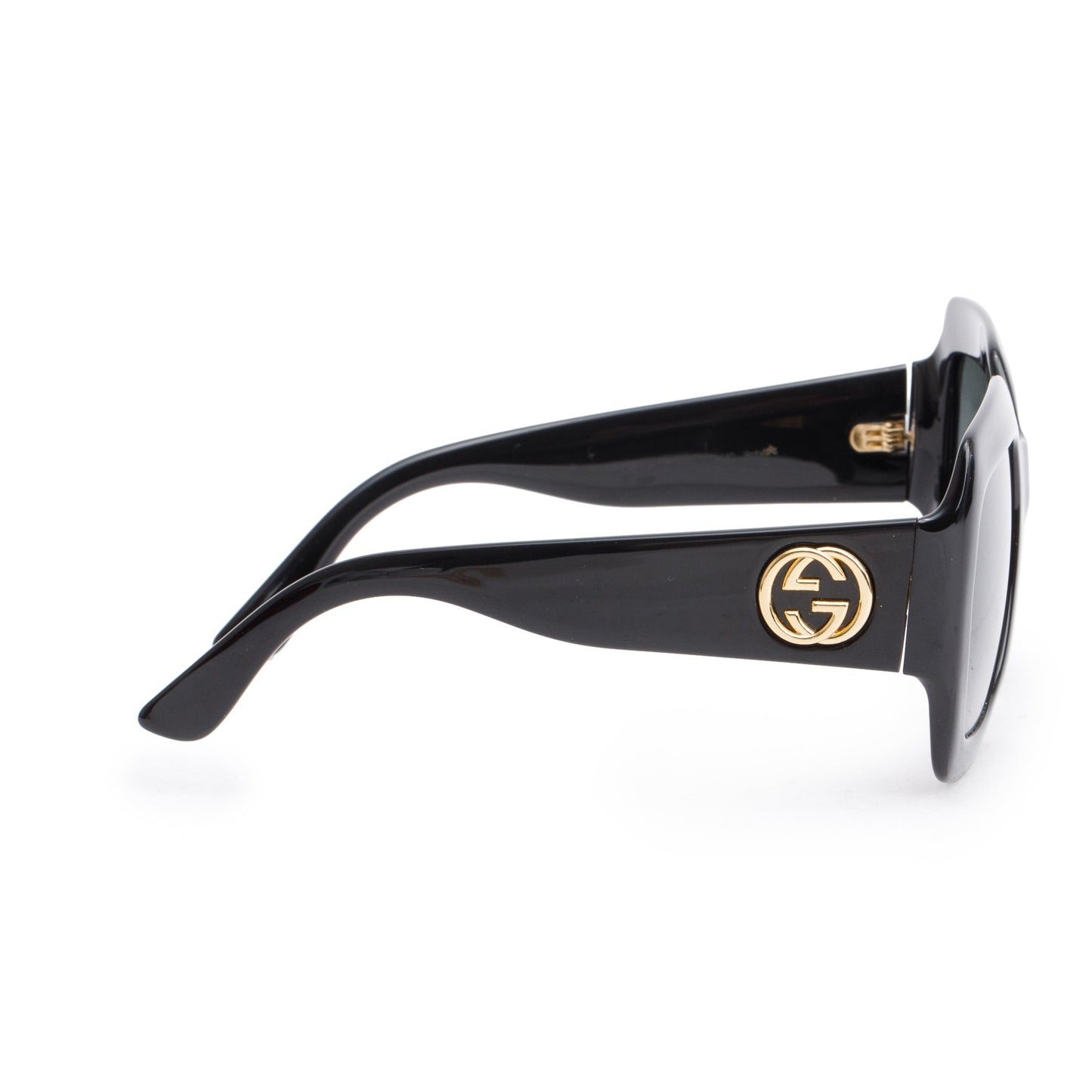 Gucci GG0053S Black Acetate Oversized Square Sunglasses