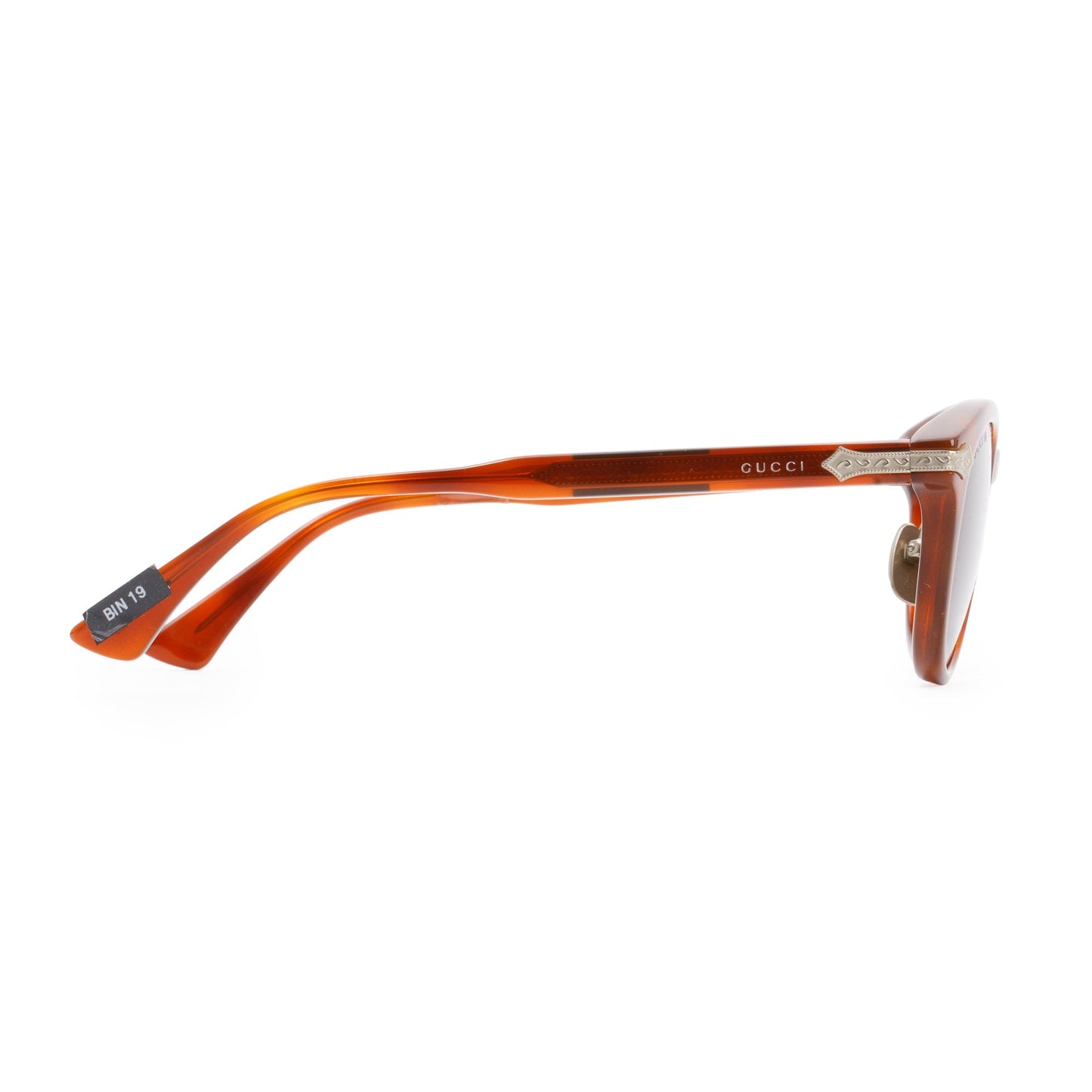 Gucci GG0071S Titanium Havana Round Sunglasses