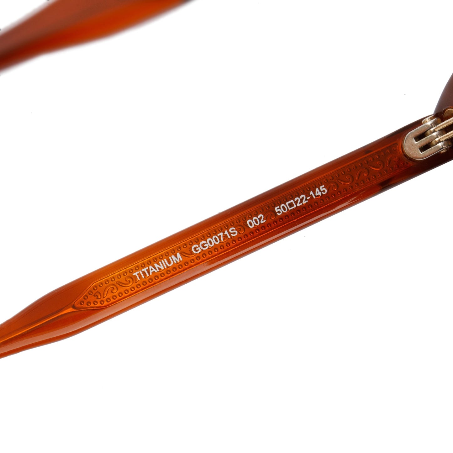 Gucci GG0071S Titanium Havana Round Sunglasses