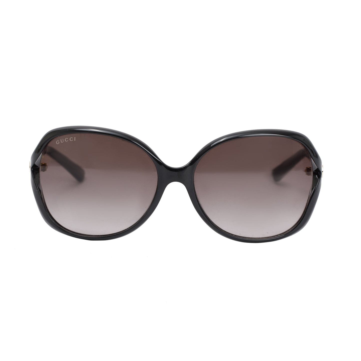 Gucci GG0076S Black Acetate Butterfly Sunglasses