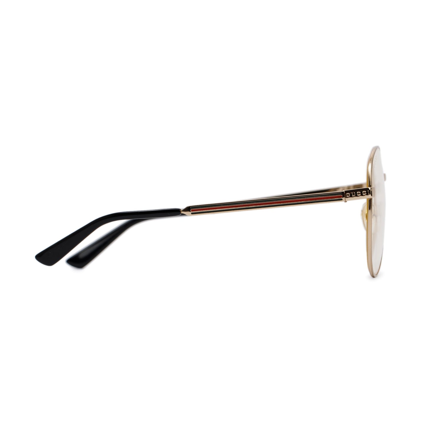 Gucci GG0138S SGold-Tone Metal Aviator Eyeglasses