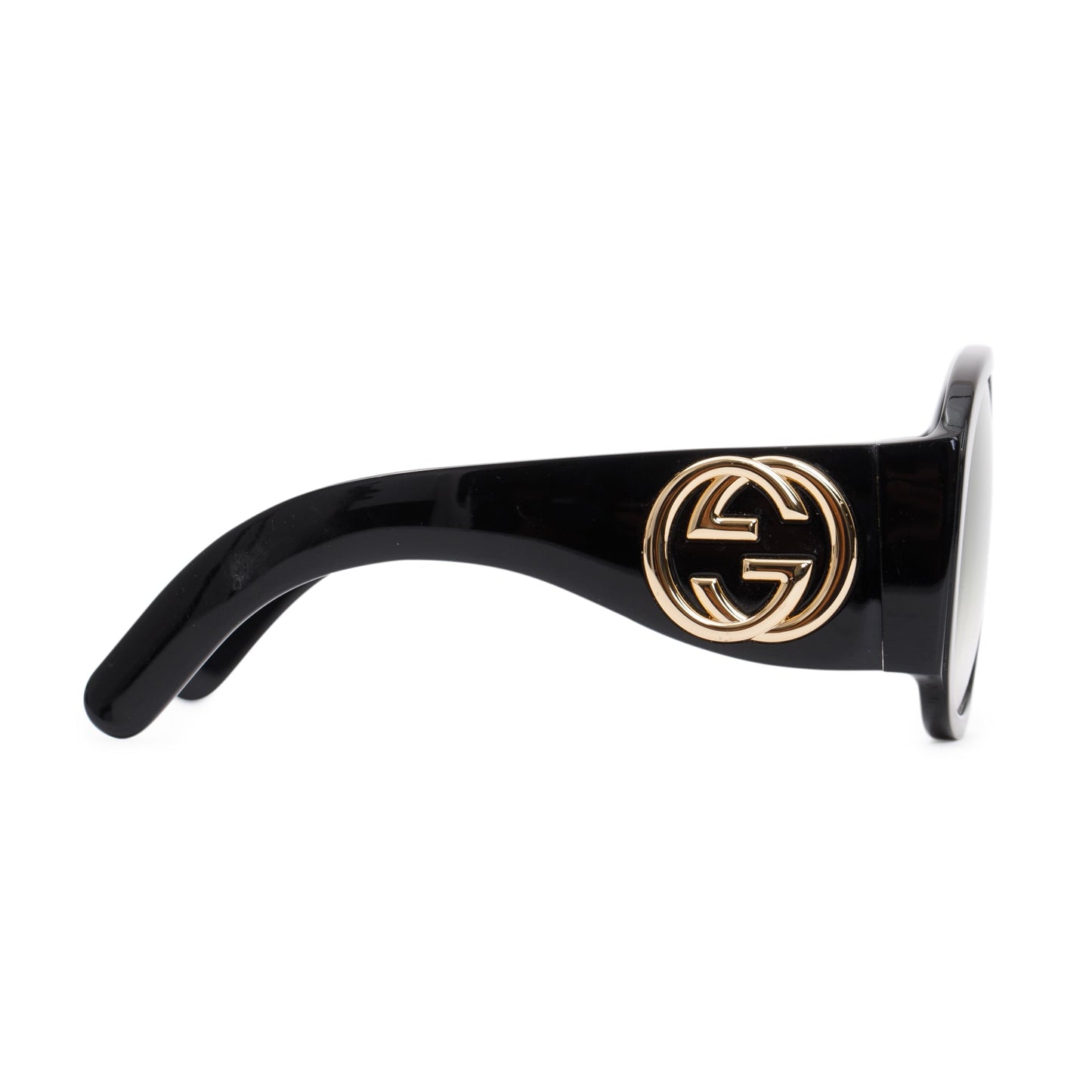 Gucci GG0152S Black Oversized Aviator Sunglasses
