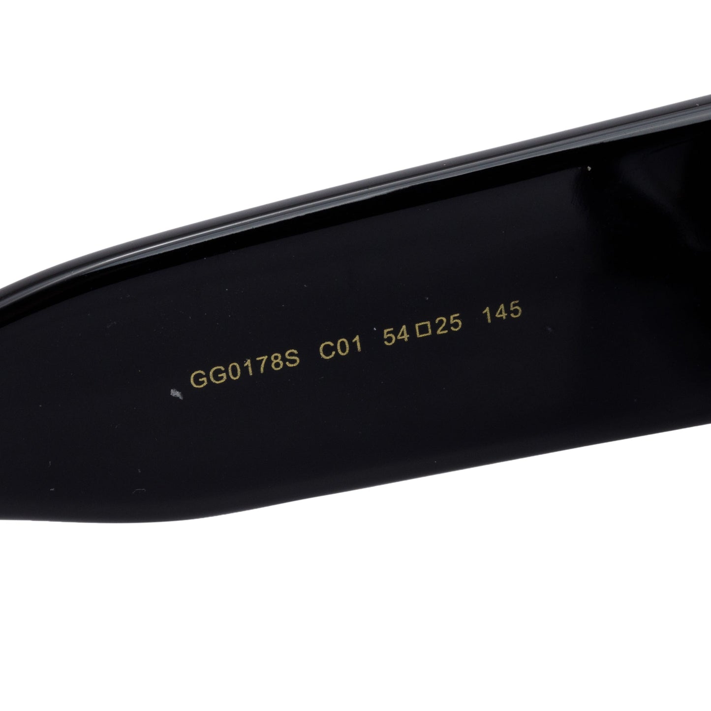 Gucci GG0178S Black Acetate Interlocking G Oversized Sunglasses