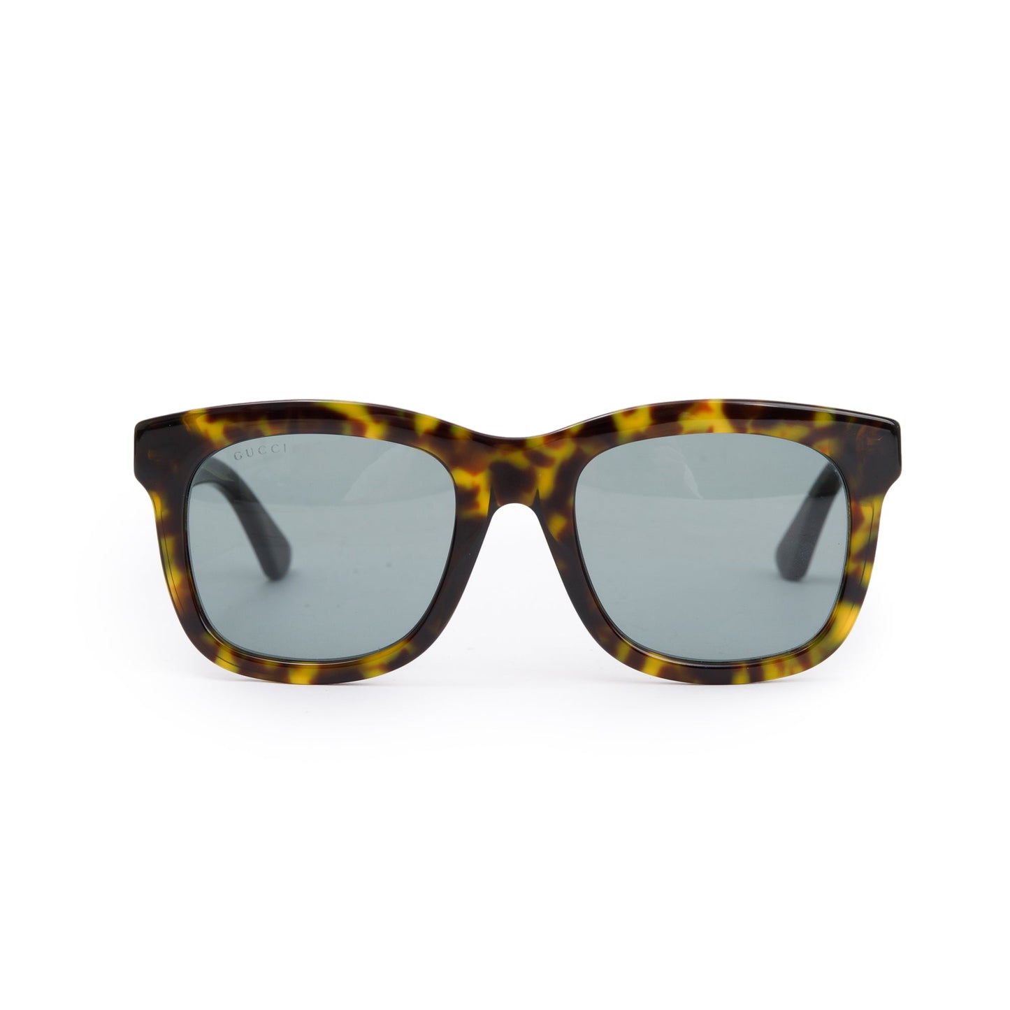 Gucci GG0326S Havana Acetate Square Frame Sunglasses