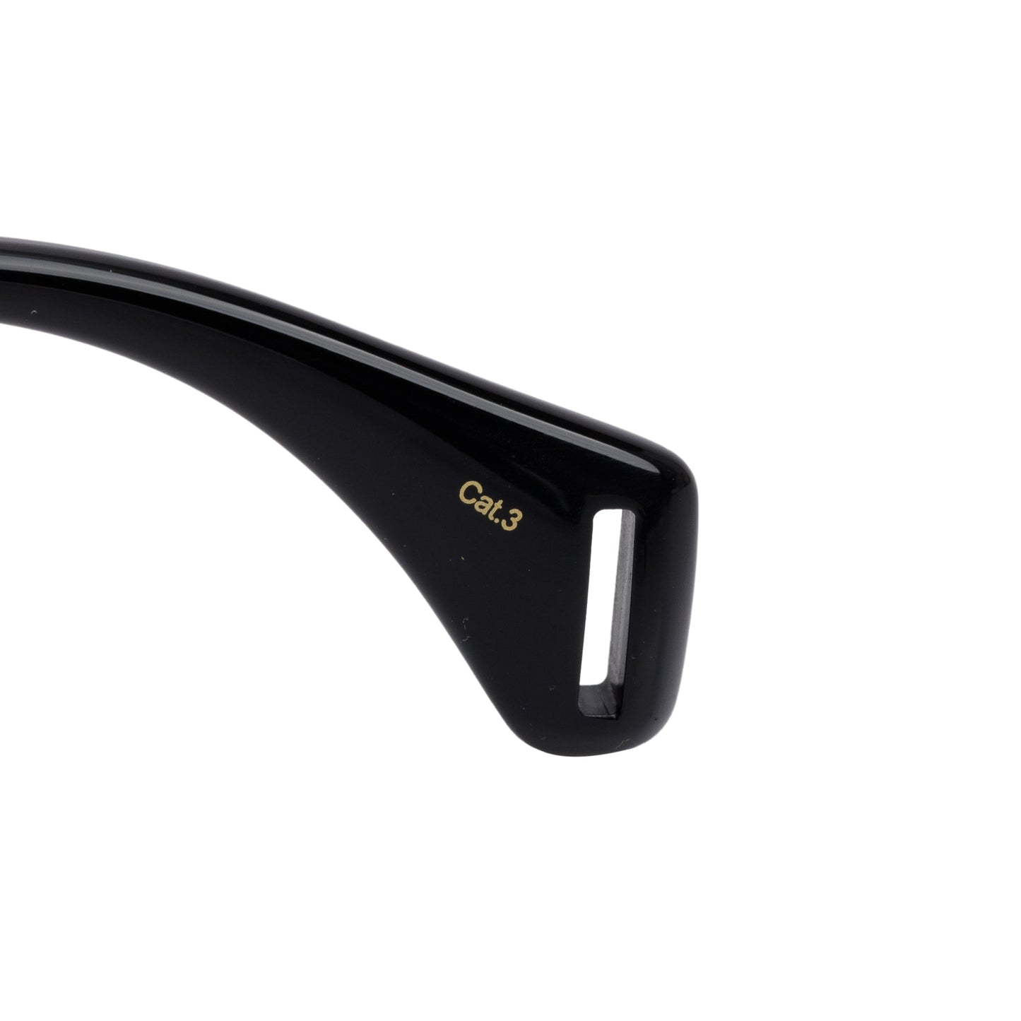 Gucci GG0447S Black Acetate Gold-Tone Metal Web Aviator Sunglasses