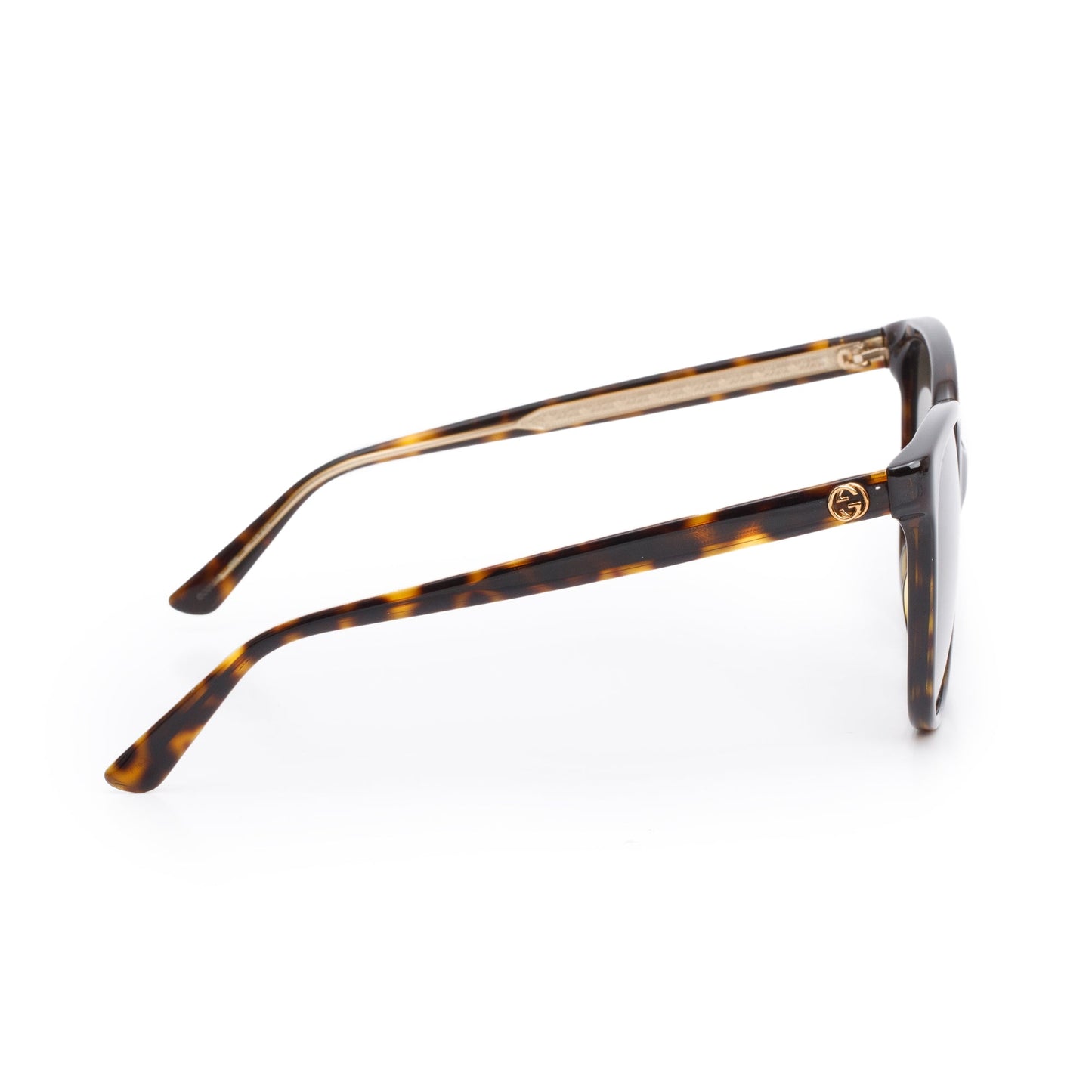 Gucci GG0507S Brown Havana Acetate Round Sunglasses
