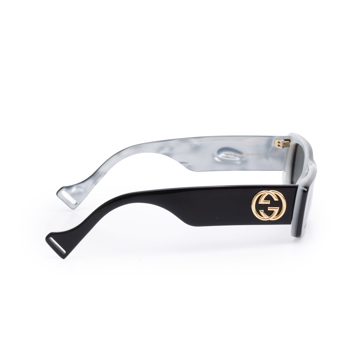 Gucci GG0516/S Black Acetate Interlocking G Oval Sunglasses