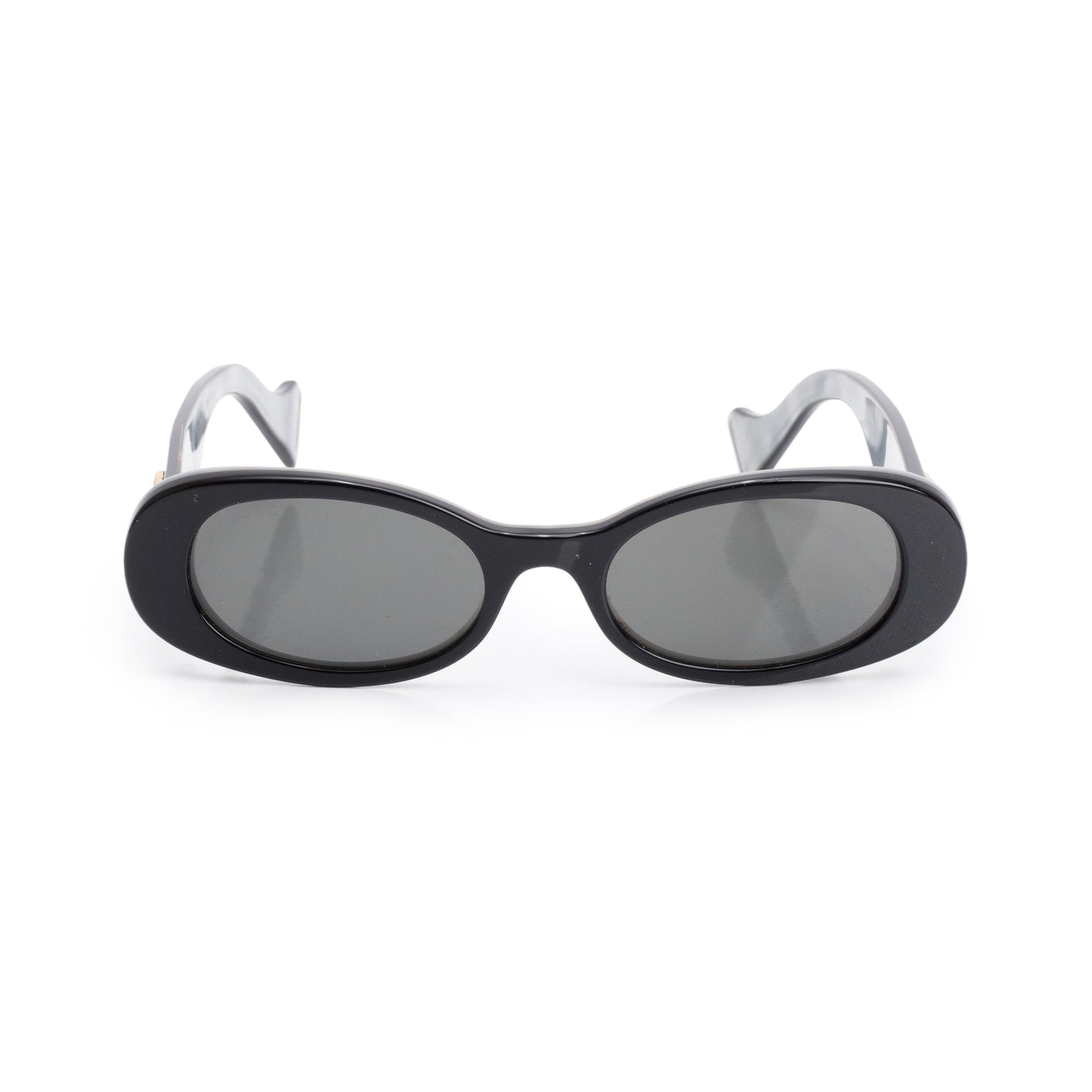 Gucci GG0517/S Black Acetate Interlocking G Oval Sunglasses
