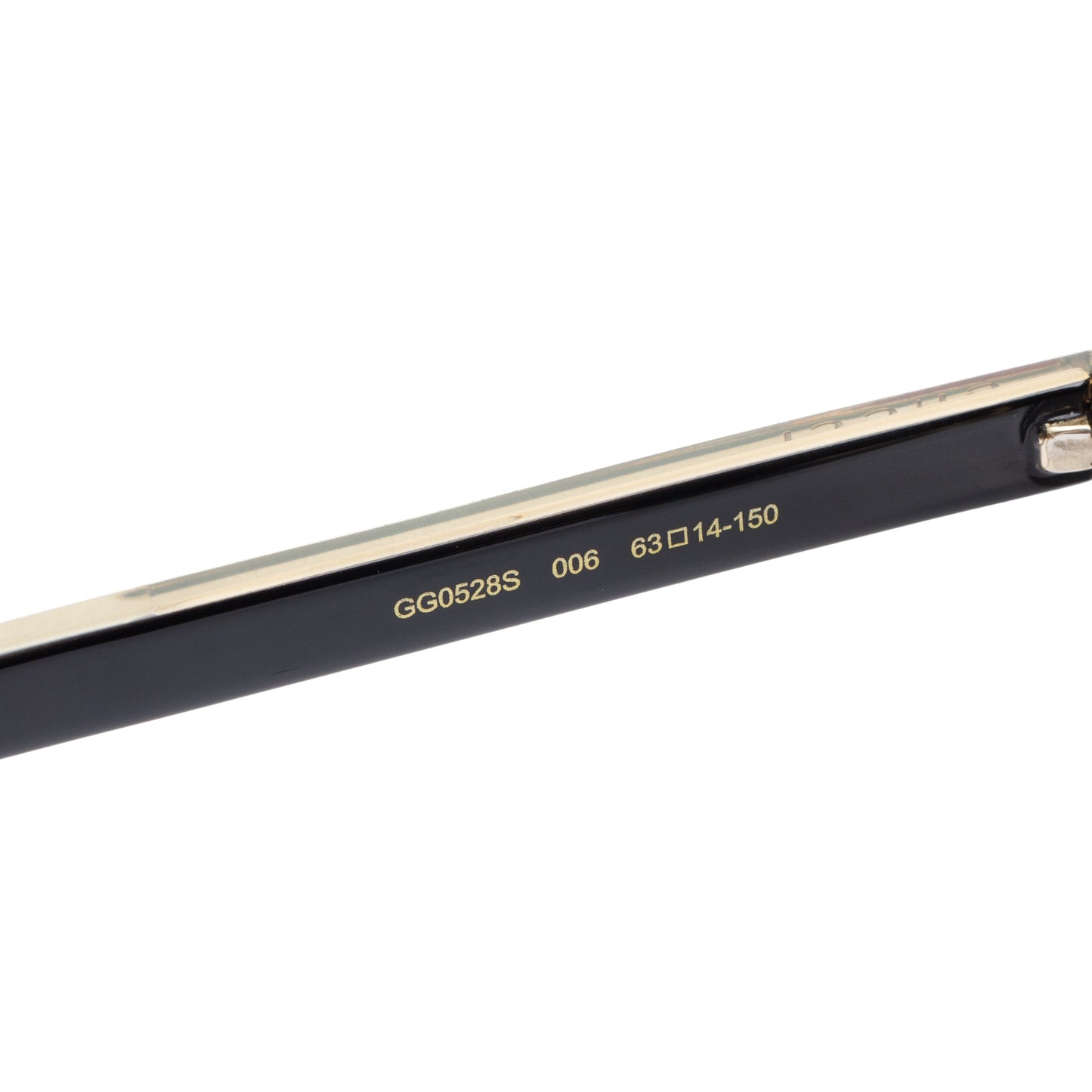 Gucci GG0528S Gold Tone Frame Aviator Sunglasses