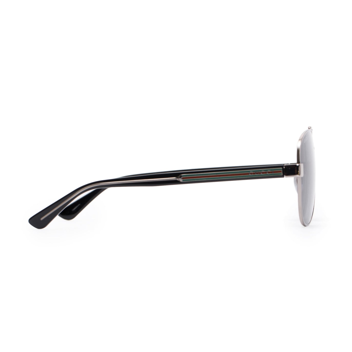 Gucci GG0528S Gun-Metal Aviator Sunglasses