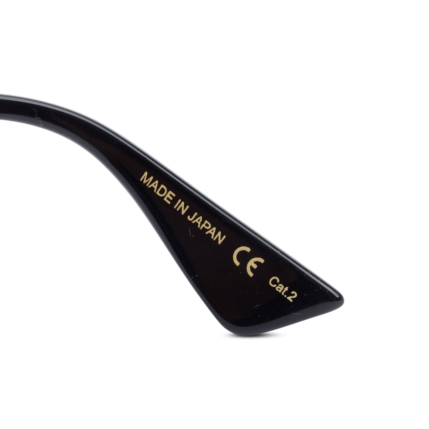 Gucci GG0606SK Gold Tone Black Acetate Cat-Eye Sunglasses