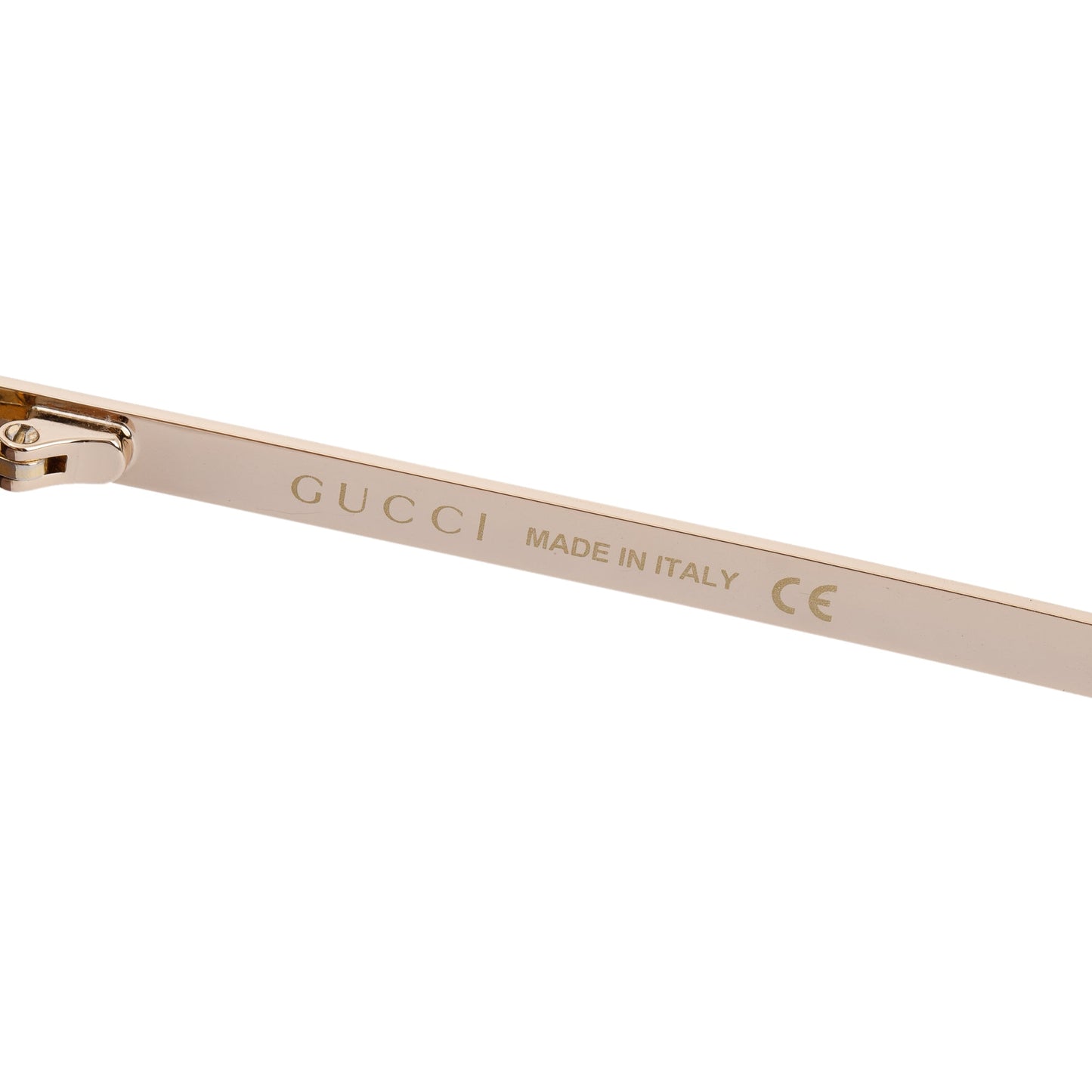 Gucci GG0697S Rectangular Frame Metal Sunglasses