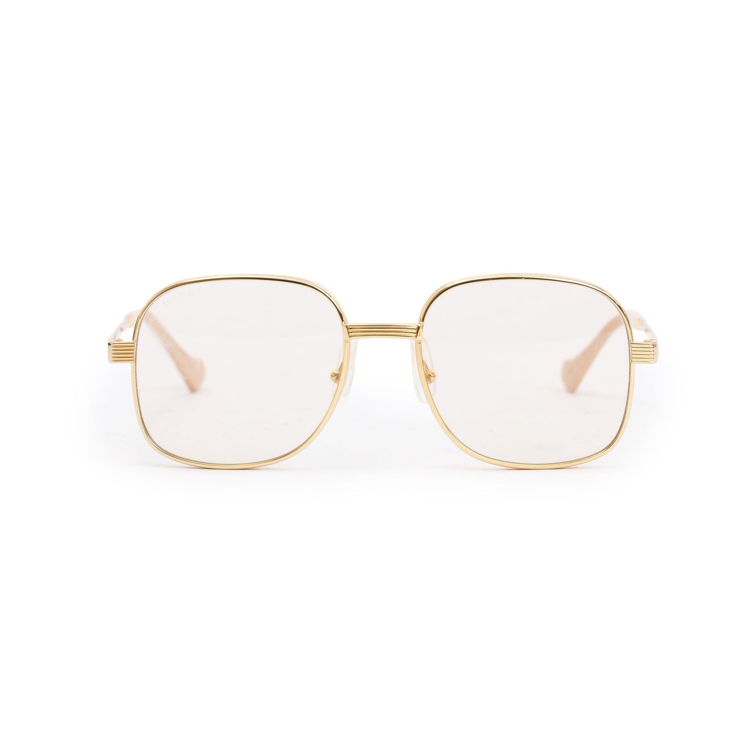 Gucci GG0788S Gold Tone Metal Frame Square Sunglasses