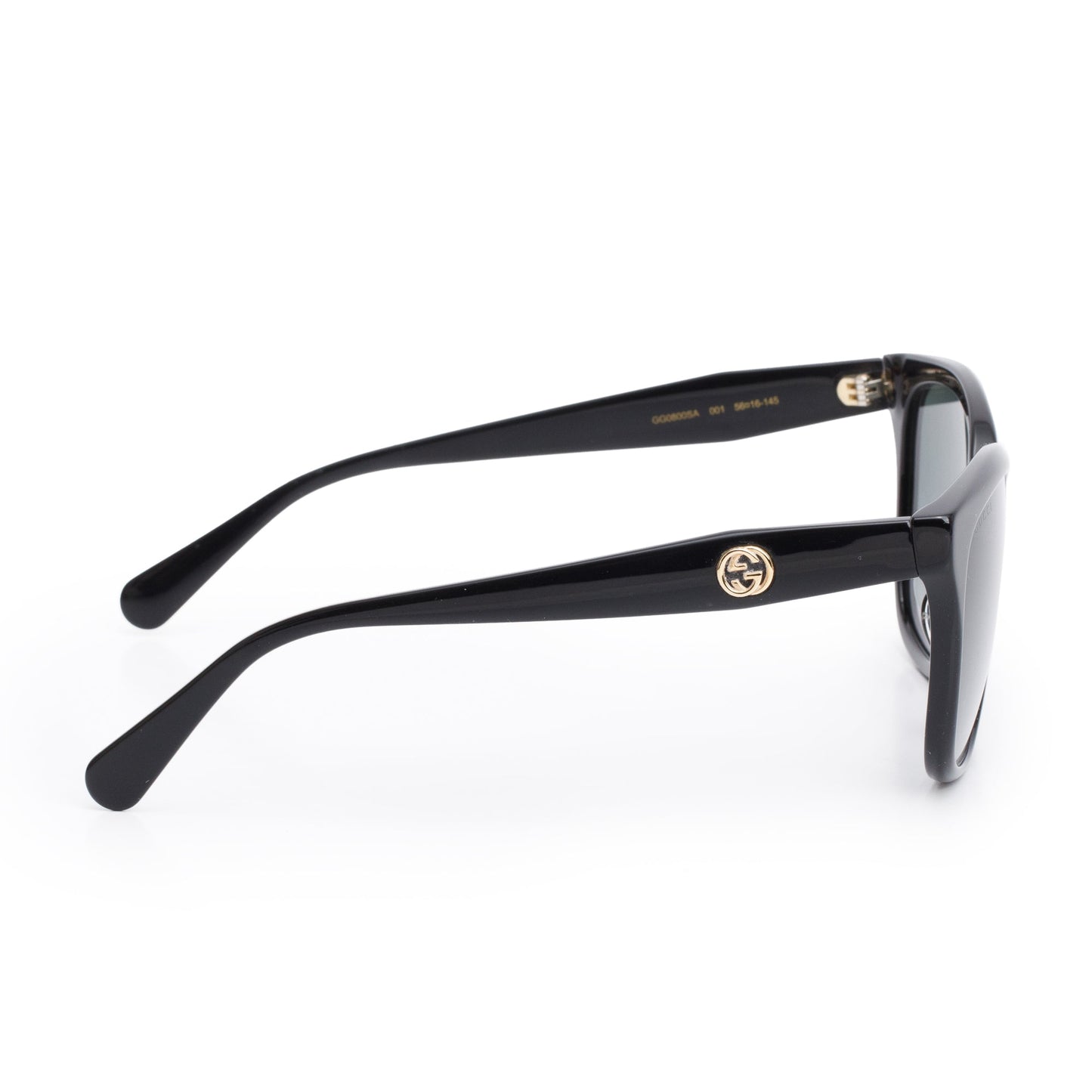 Gucci GG0800SA Black Acetate Sunglasses