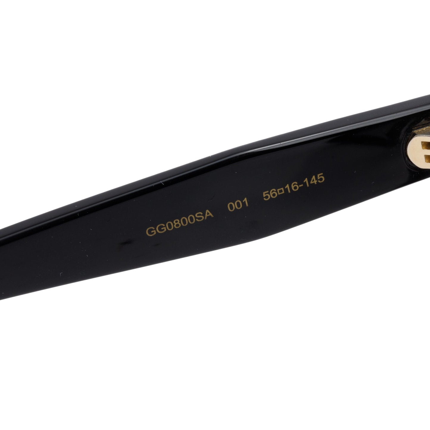 Gucci GG0800SA Black Acetate Sunglasses