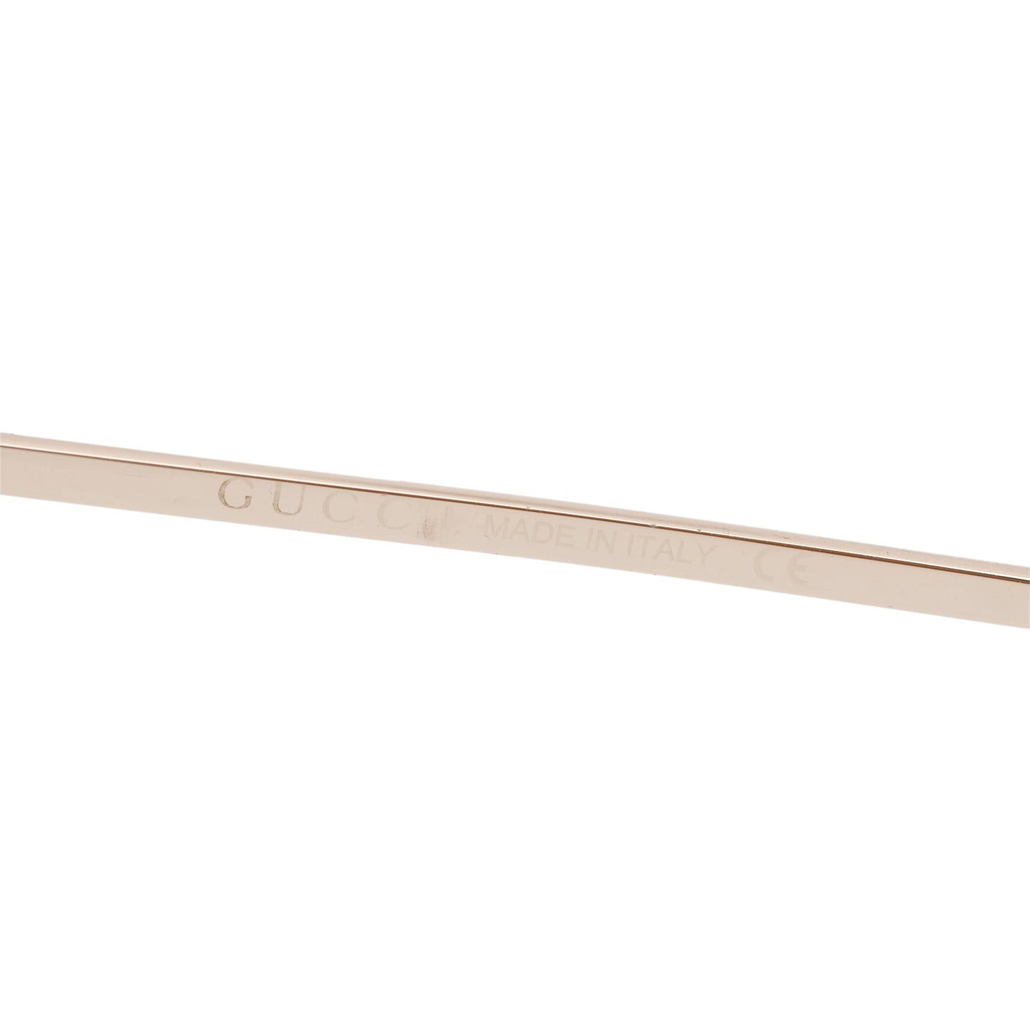 Gucci GG0821S Gold-Tone Frame Square Sunglasses