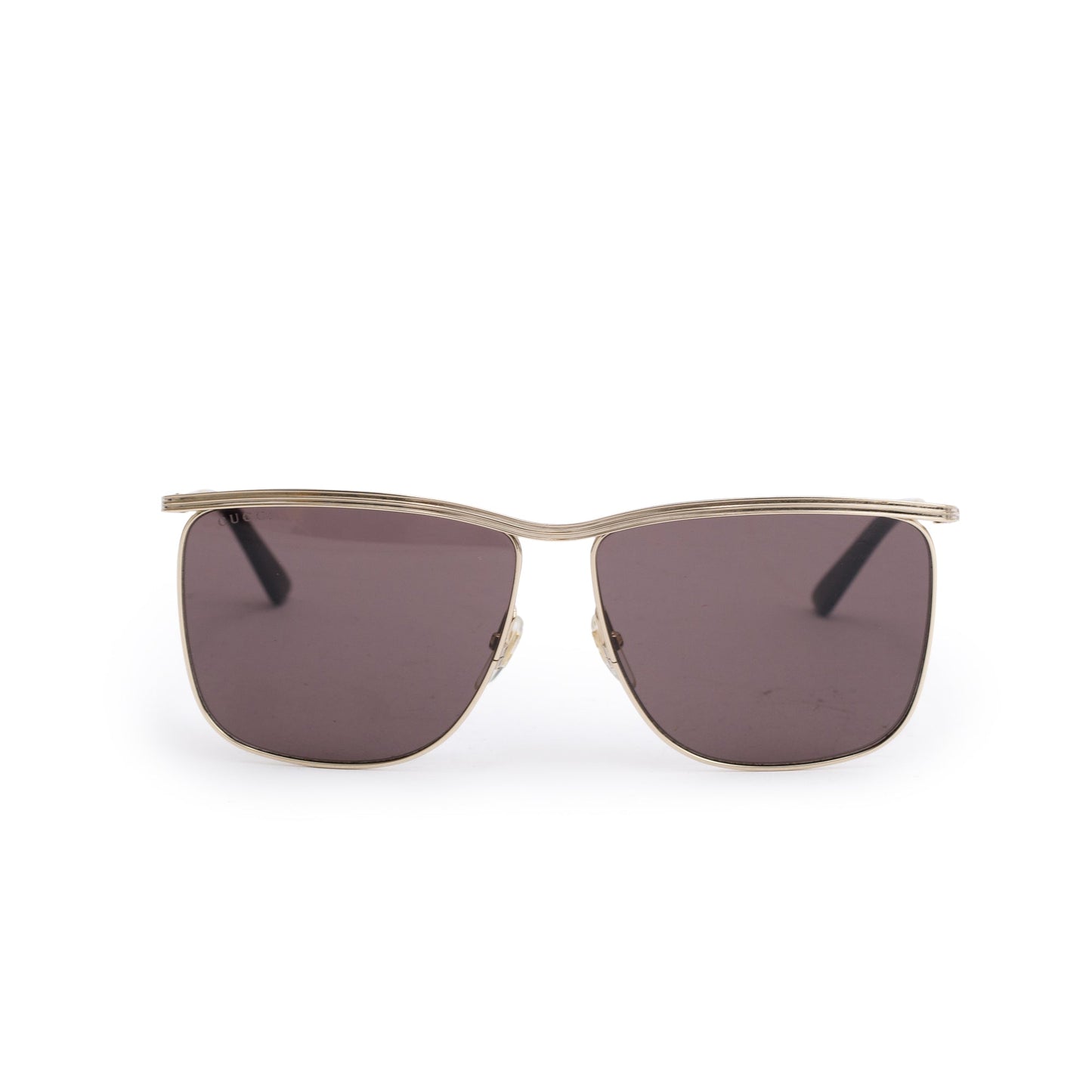 Gucci GG0821S Gold-Tone Frame Square Sunglasses