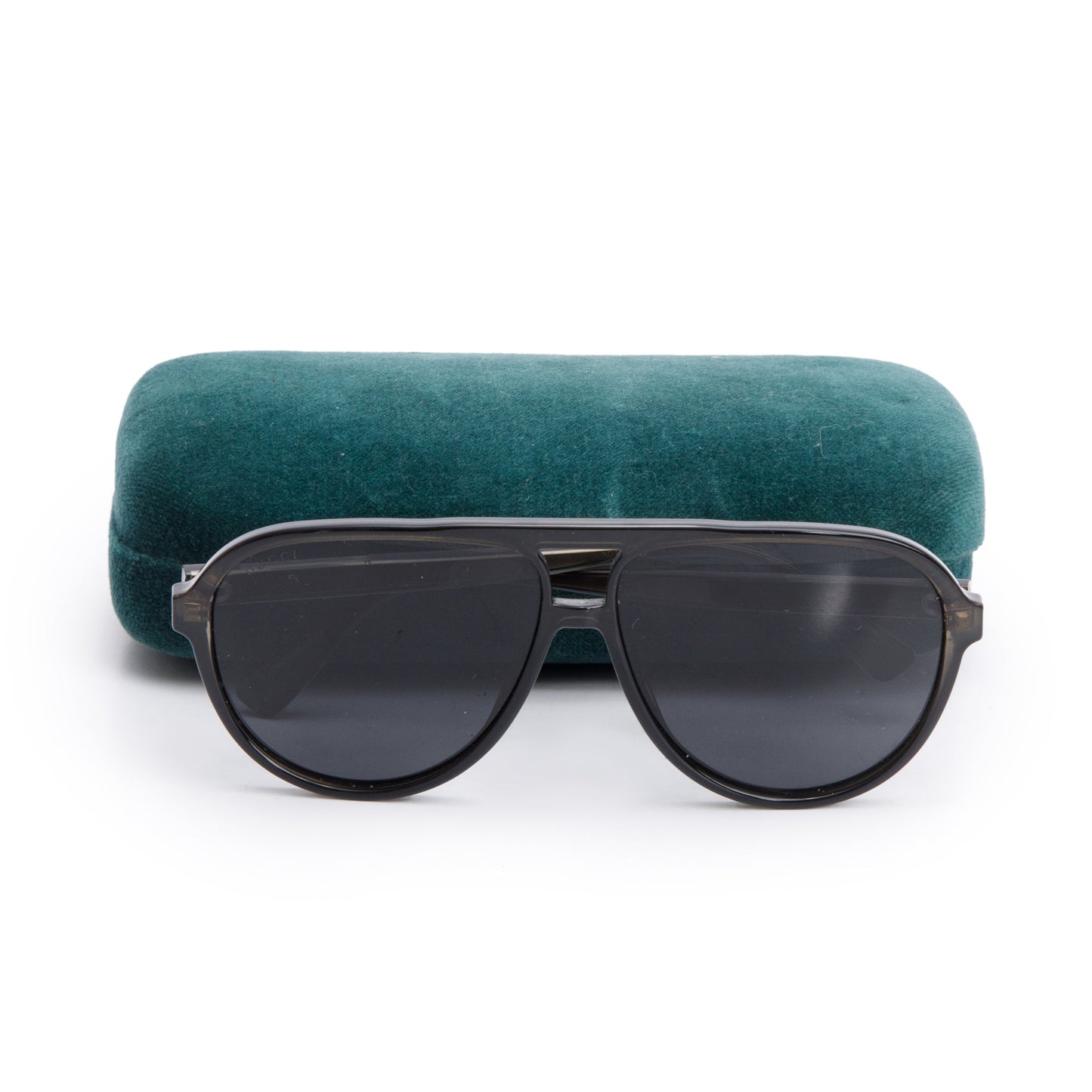 Gucci GG0935S Grey Acetate Aviator Sunglasses