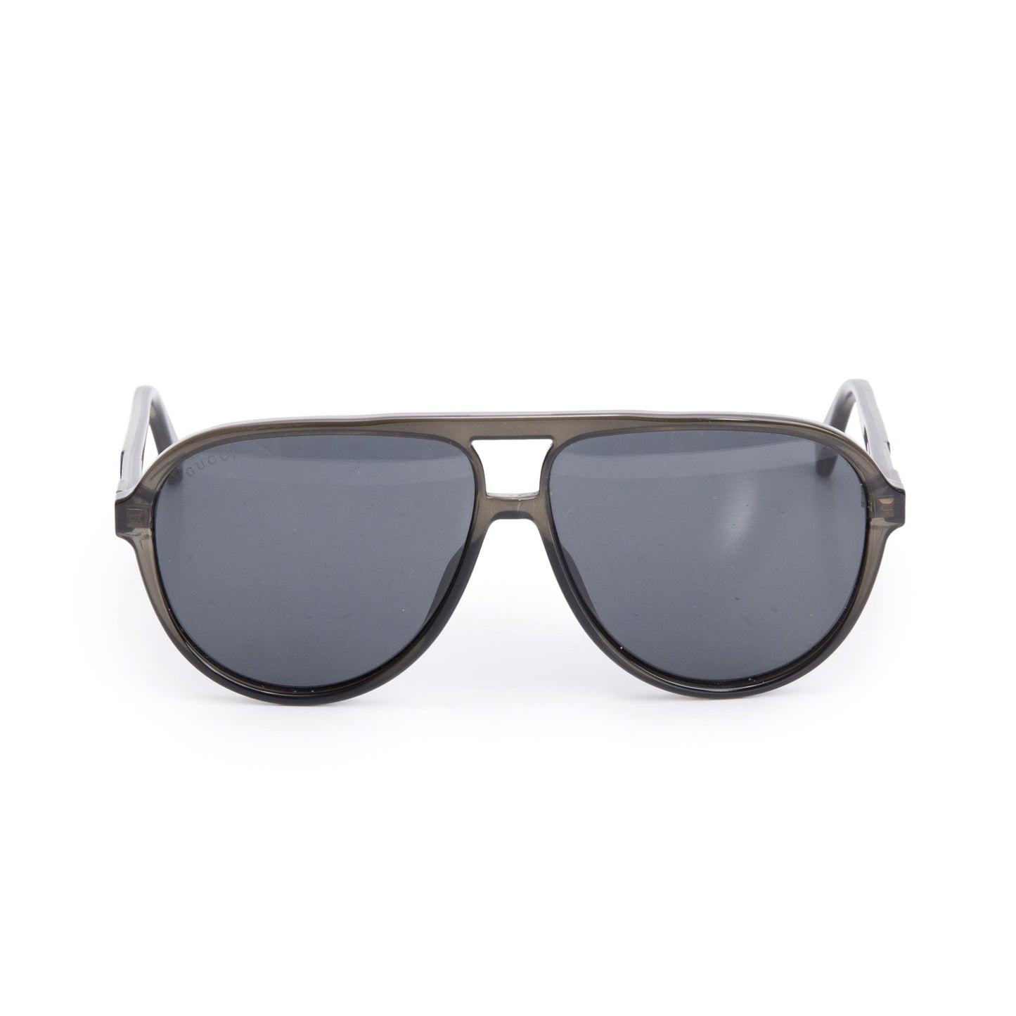 Gucci GG0935S Grey Acetate Aviator Sunglasses