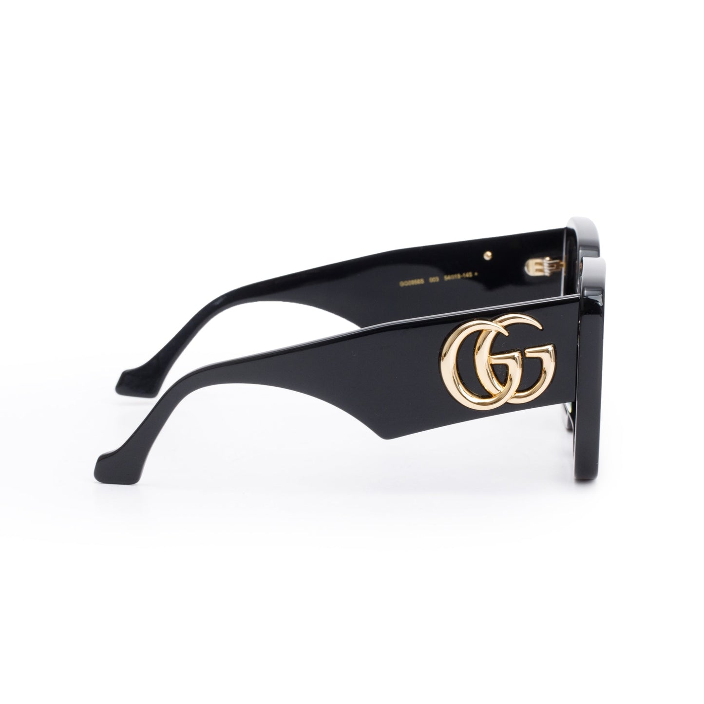 Gucci GG0956S Black Acetate GG Marmont Oversize Square Sunglasses