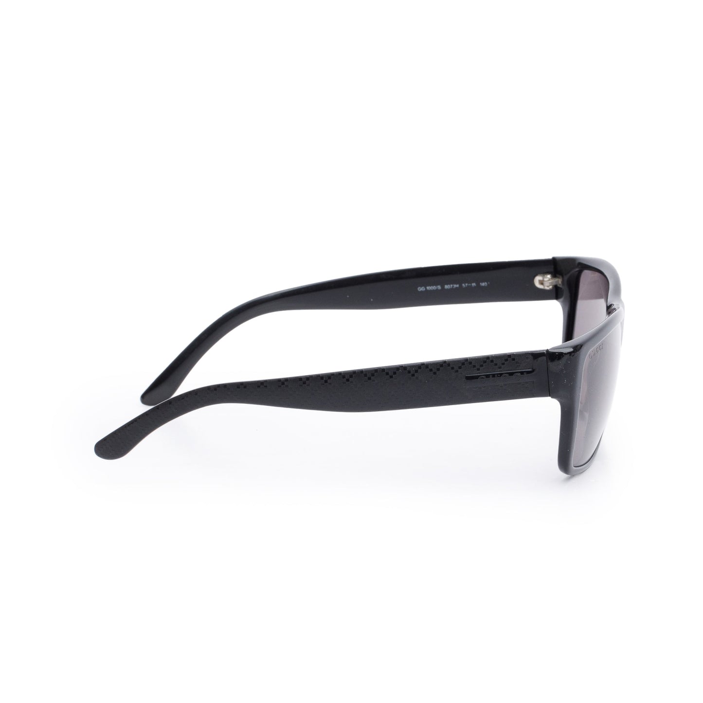 Gucci GG1000/S Black Diamantissima Acetate Square Sunglasses