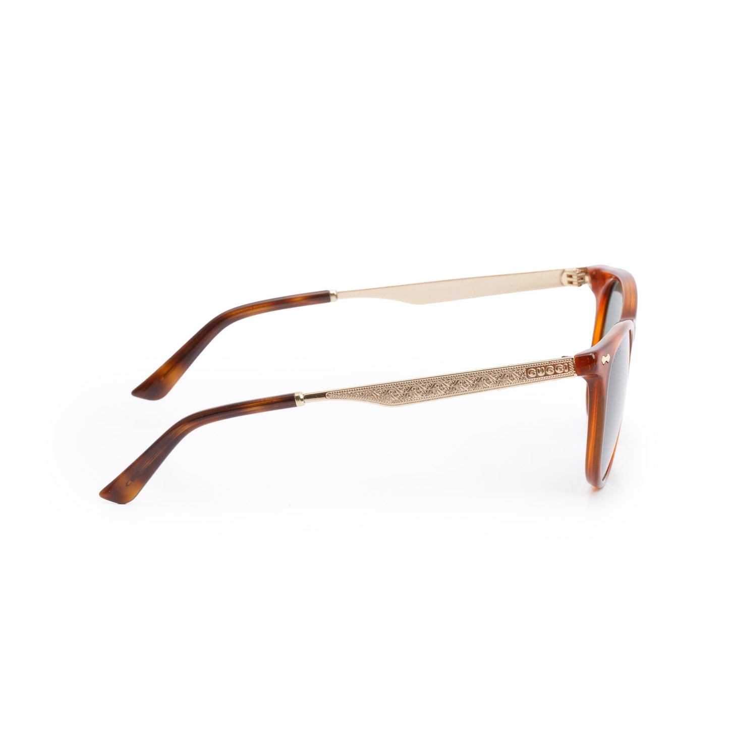Gucci GG1127/S Brown Acetate Round Frame Sunglasses