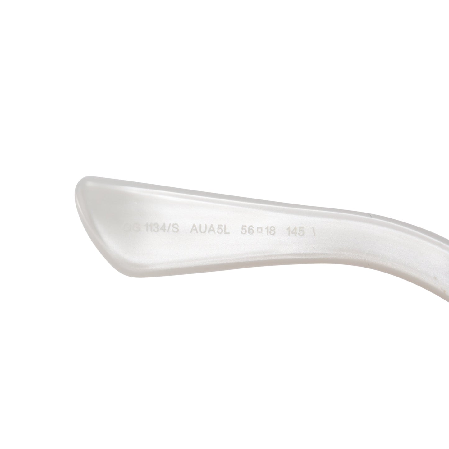 Gucci GG1134/S White Acetate Square Sunglasses