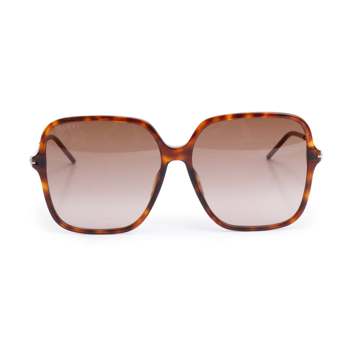 Gucci GG1267/S Brown Havana Acetate GG Oversize Square Sunglasses