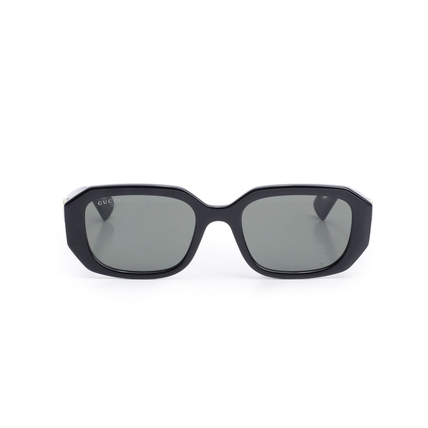 Gucci GG1535S Black Acetate GG Logo Geometric Sunglasses