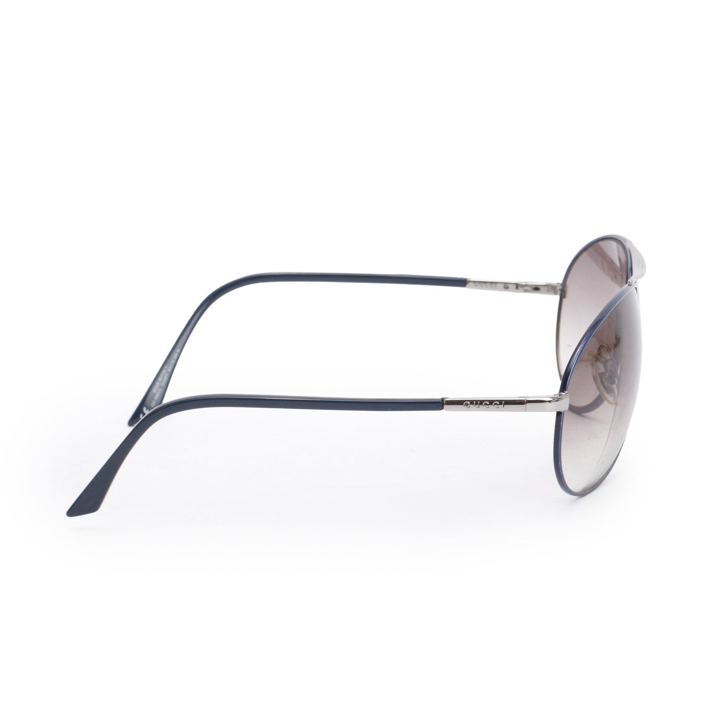 Gucci GG1889/S Navy Metal Frame Aviator Sunglasses