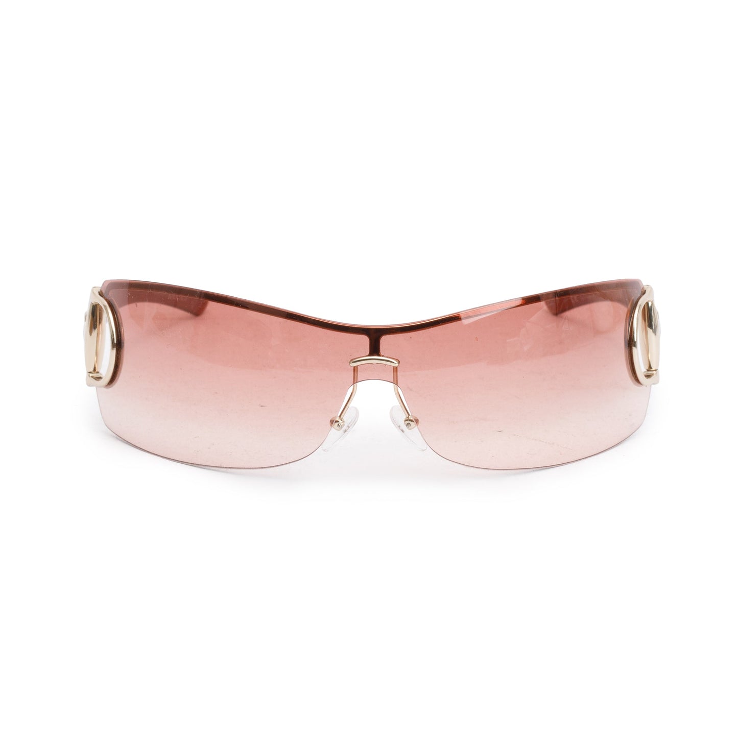 Gucci GG2712/S Brown Acetate Horsebit Shield Sunglasses