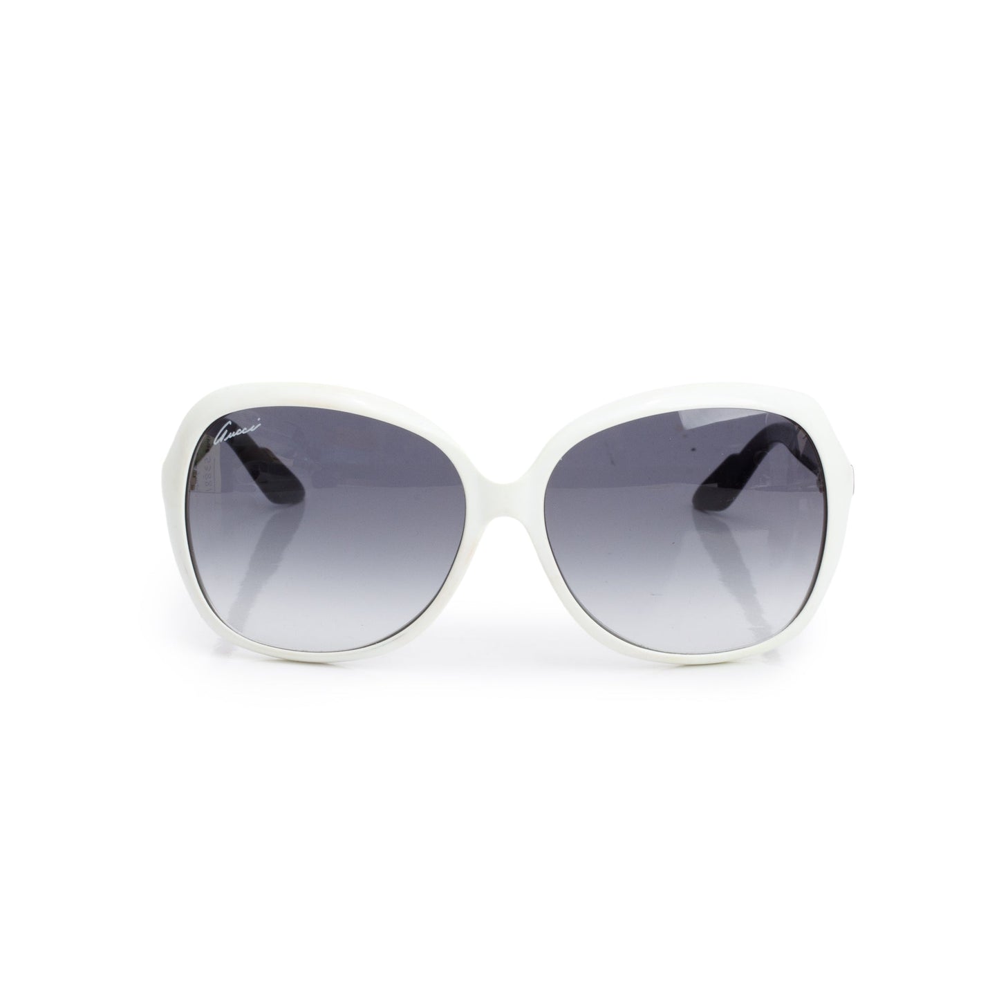Gucci GG3171/F/S White/Black Acetate GG Web Oversized Sunglasses