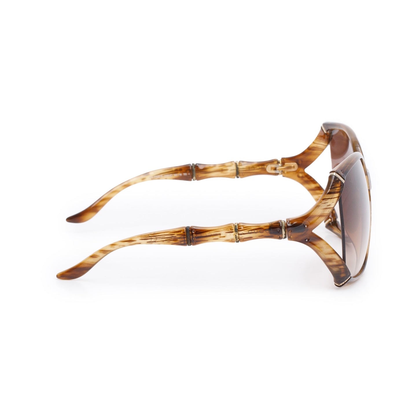 Gucci GG3508/S Brown Havana Acetate Bamboo Effect Sunglasses