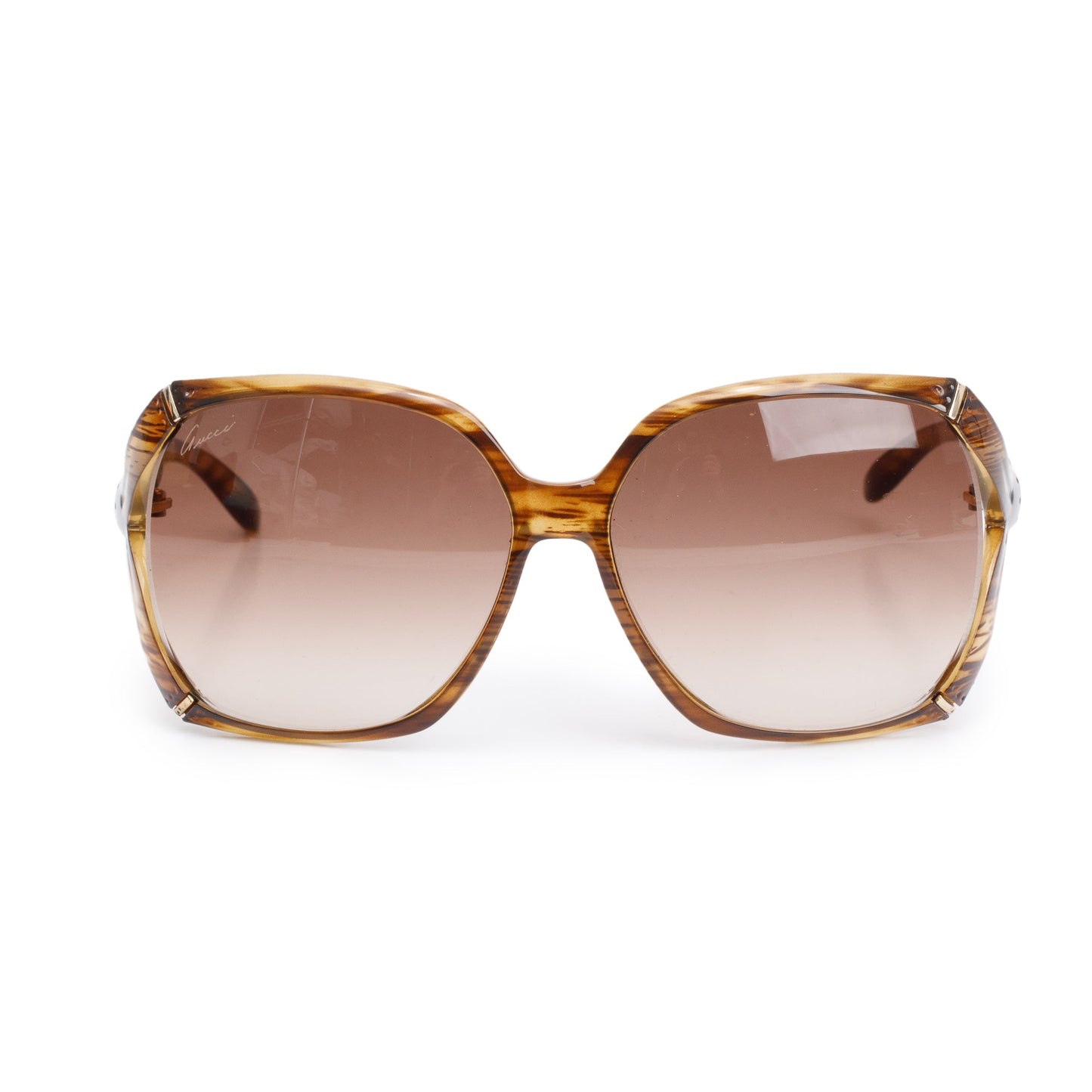 Gucci GG3508/S Brown Havana Acetate Bamboo Effect Sunglasses