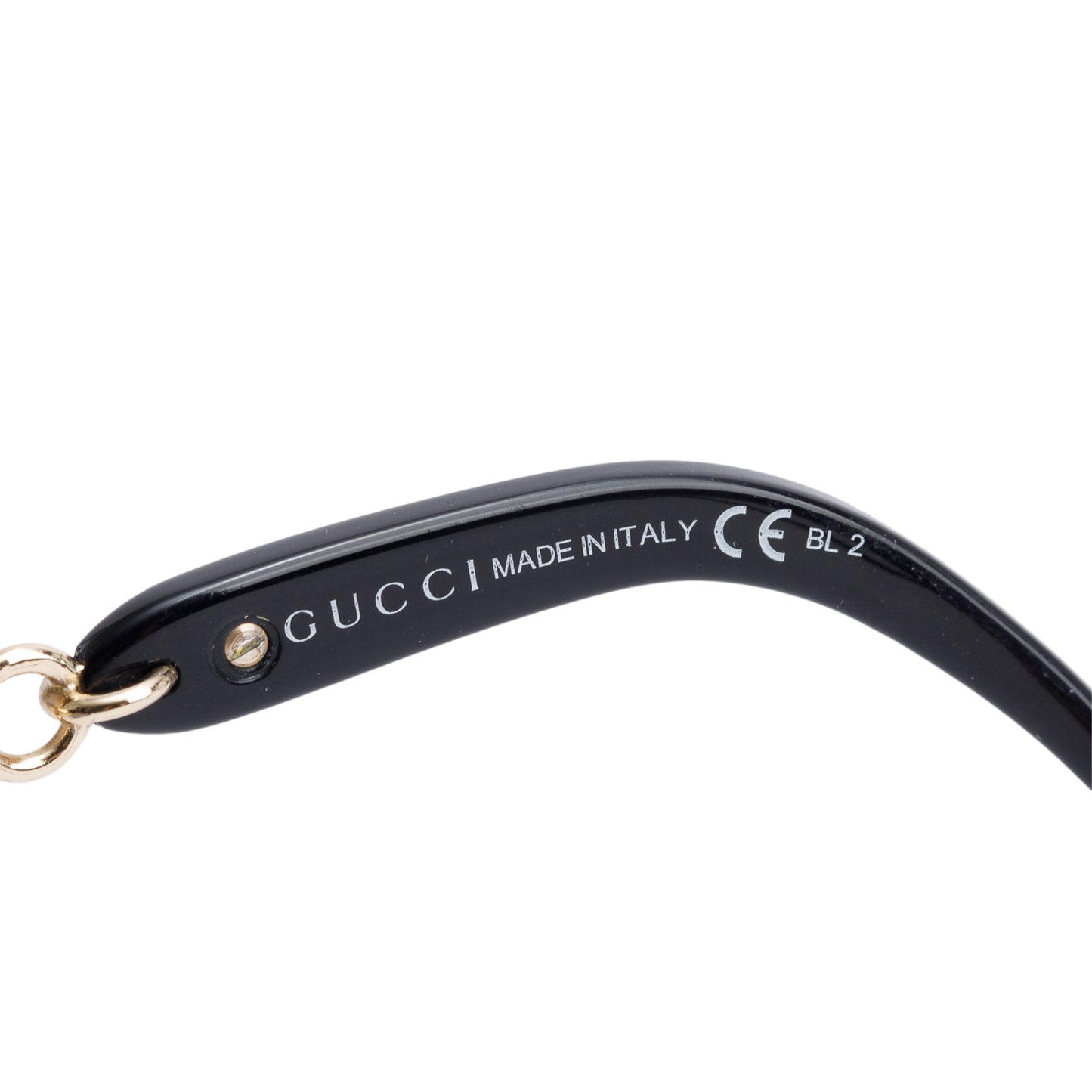 Gucci GG3584/N/S Black Acetate Crystal Marina Chai Accent Oversize Square Sunglasses