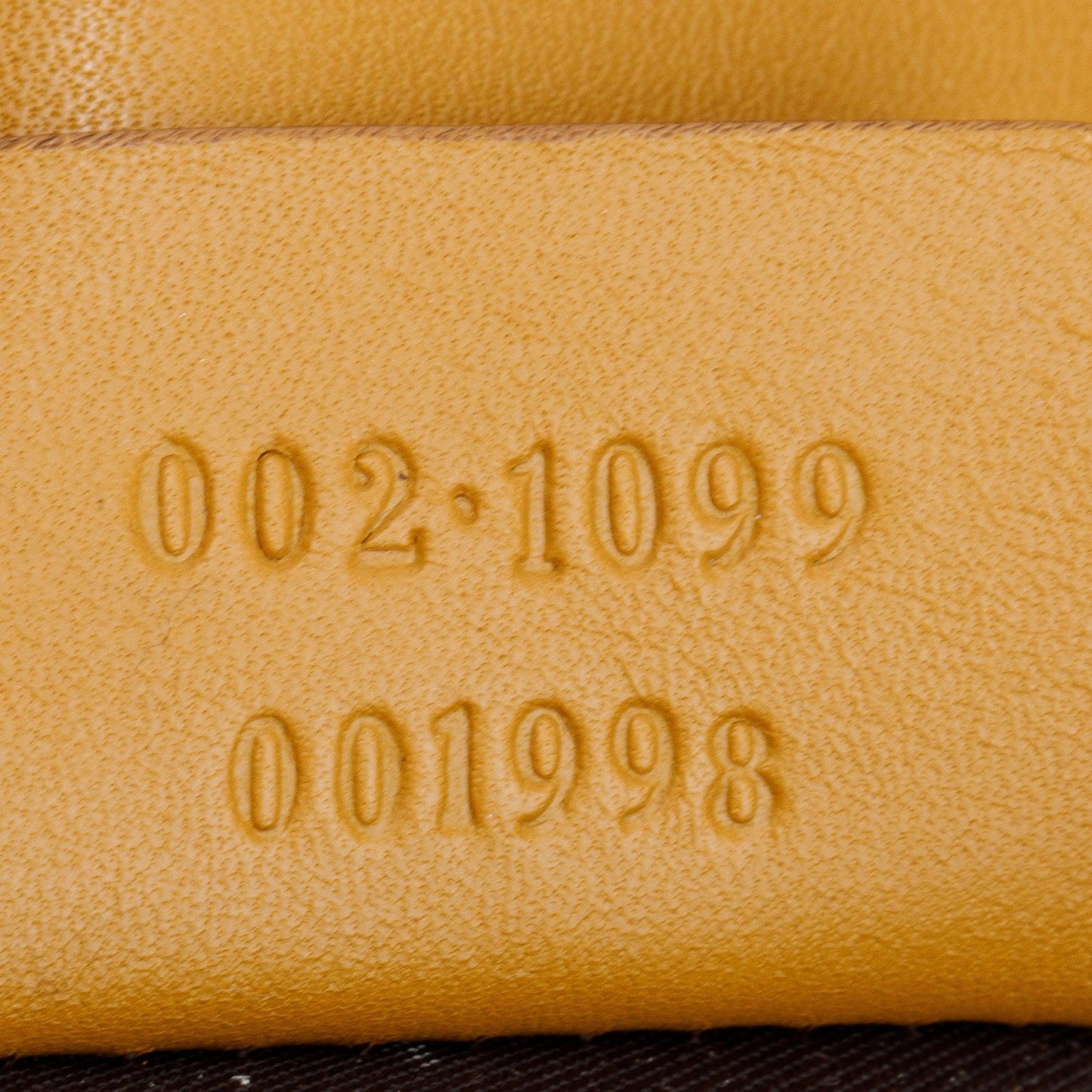 Gucci Gold GG Canvas Small Bucket Tote