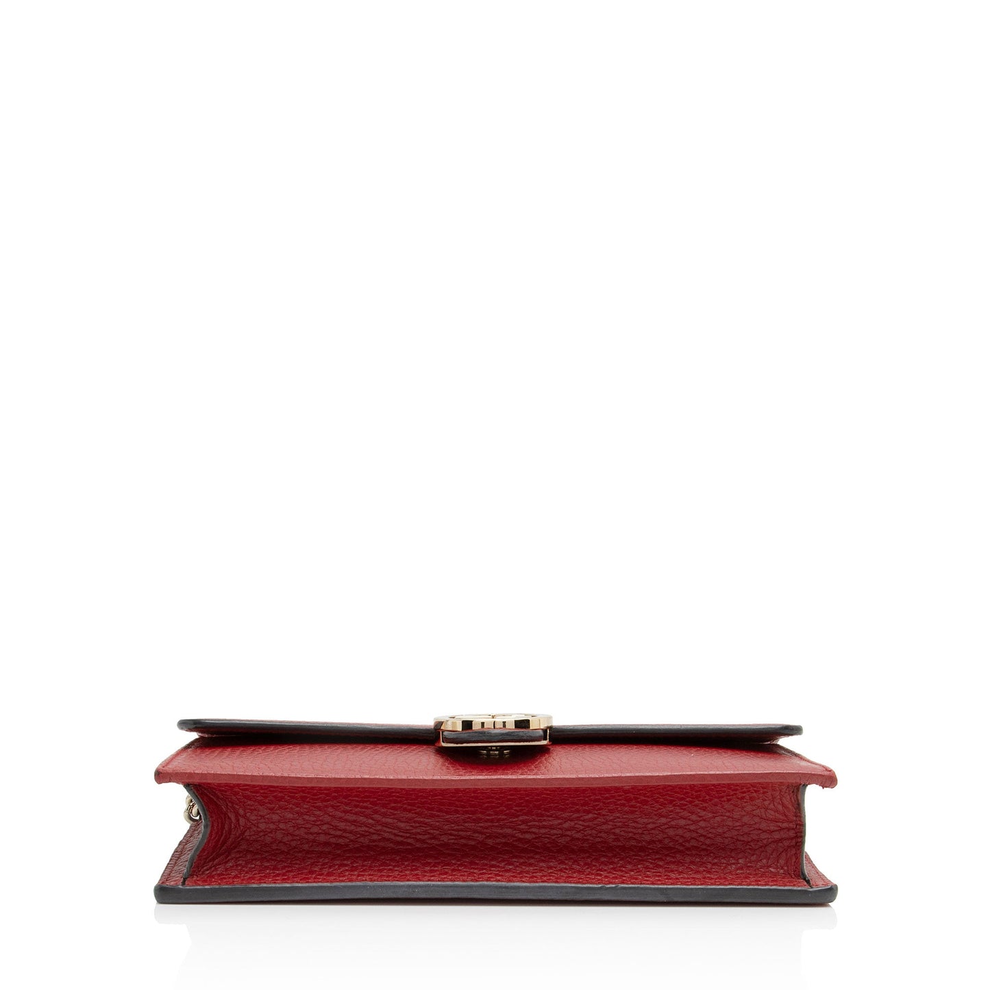 Gucci Grained Calfskin Interlocking G Chain Wallet (SHF-SJaalH)