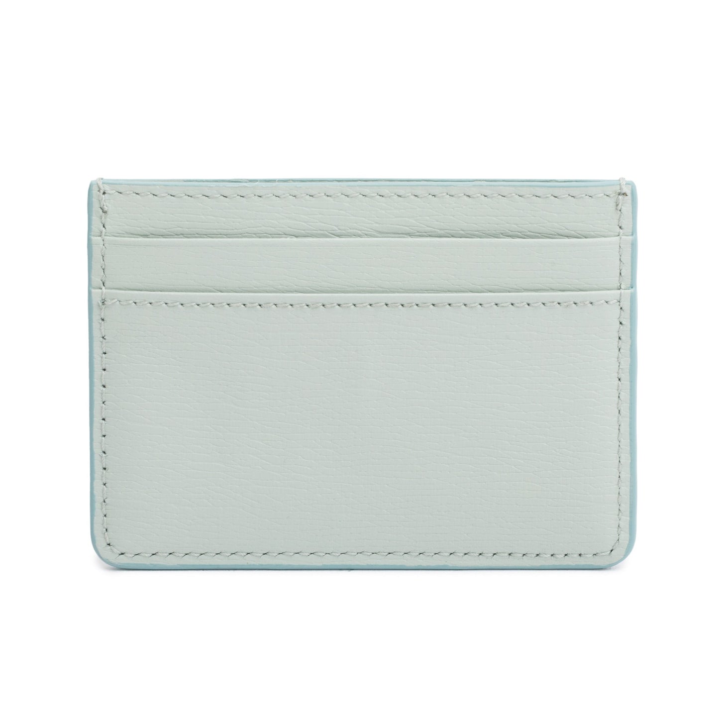 Gucci Green Calfskin Leather Card Case with Gucci Script