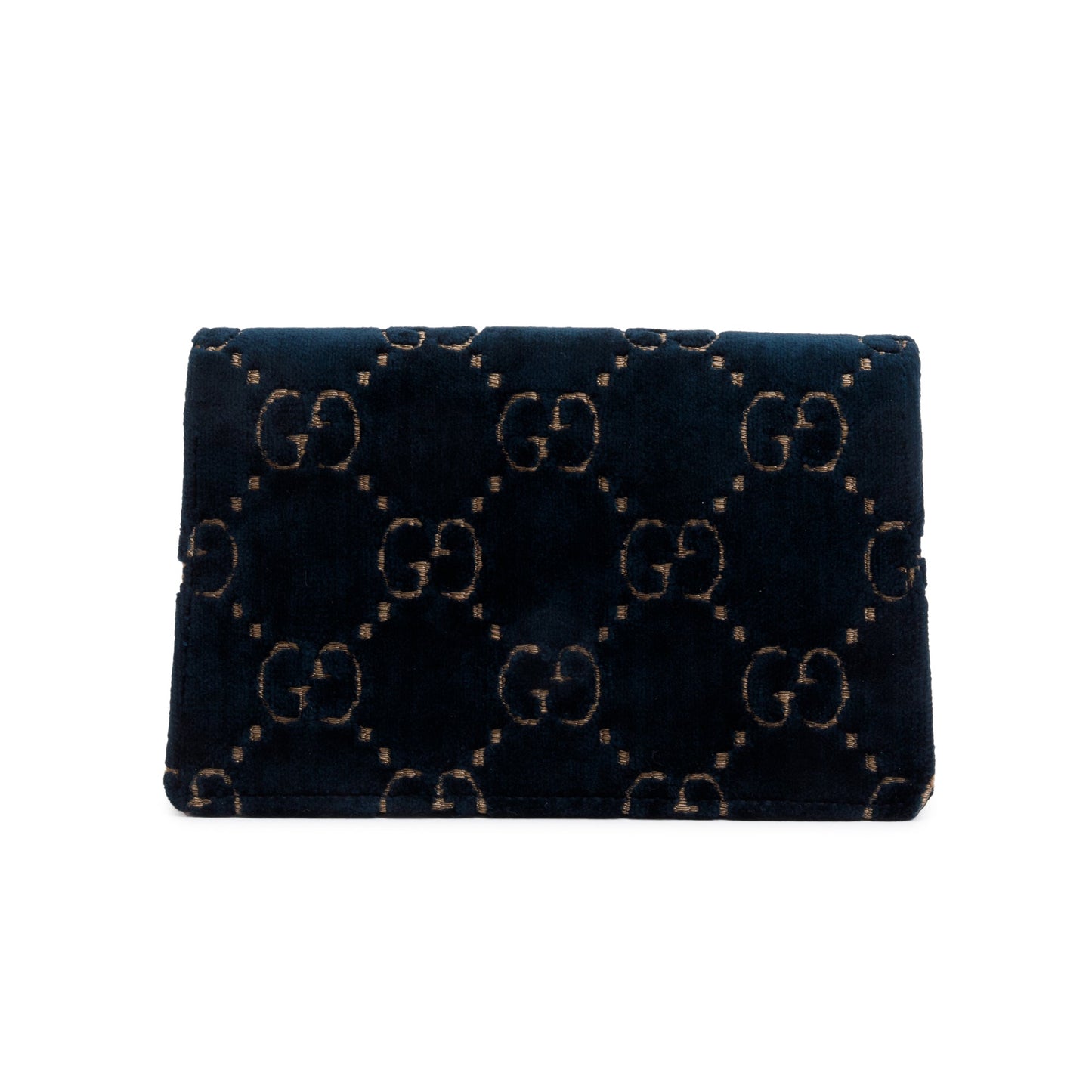 Gucci Green GG Embossed Velvet Dionysus Super Mini Bag