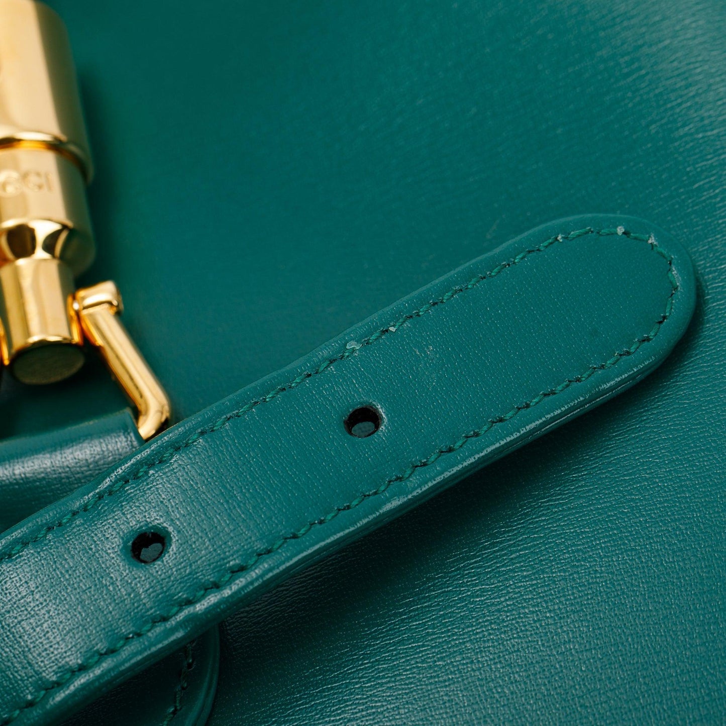 Gucci Green Leather Jackie 1961 Small Shoulder Bag