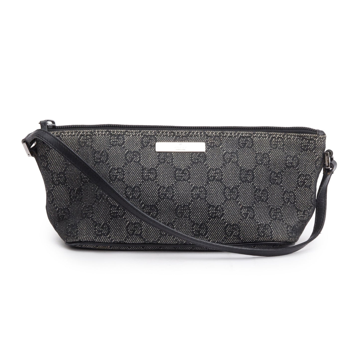 Gucci Grey GG Canvas Boat Pochette