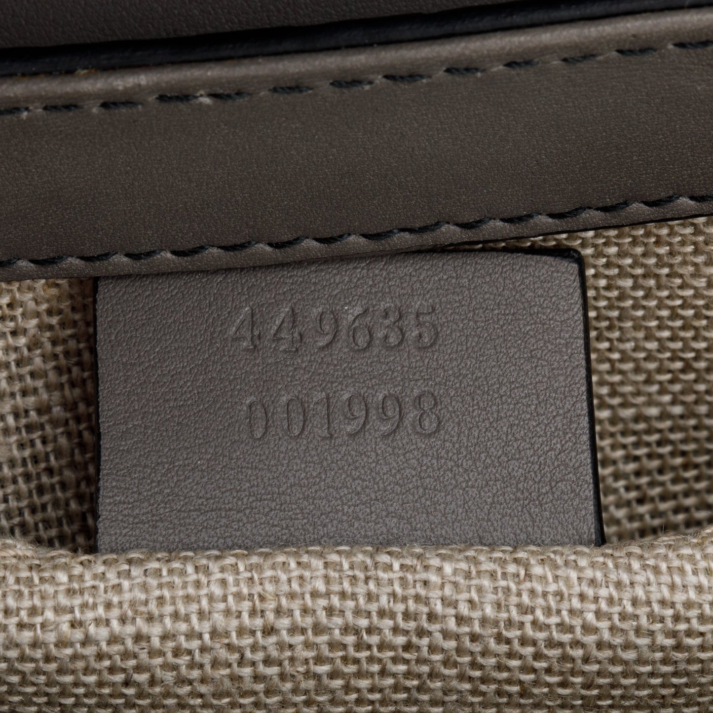 Gucci Grey Microguccissima Leather Medium Emily Chain Shoulder Bag