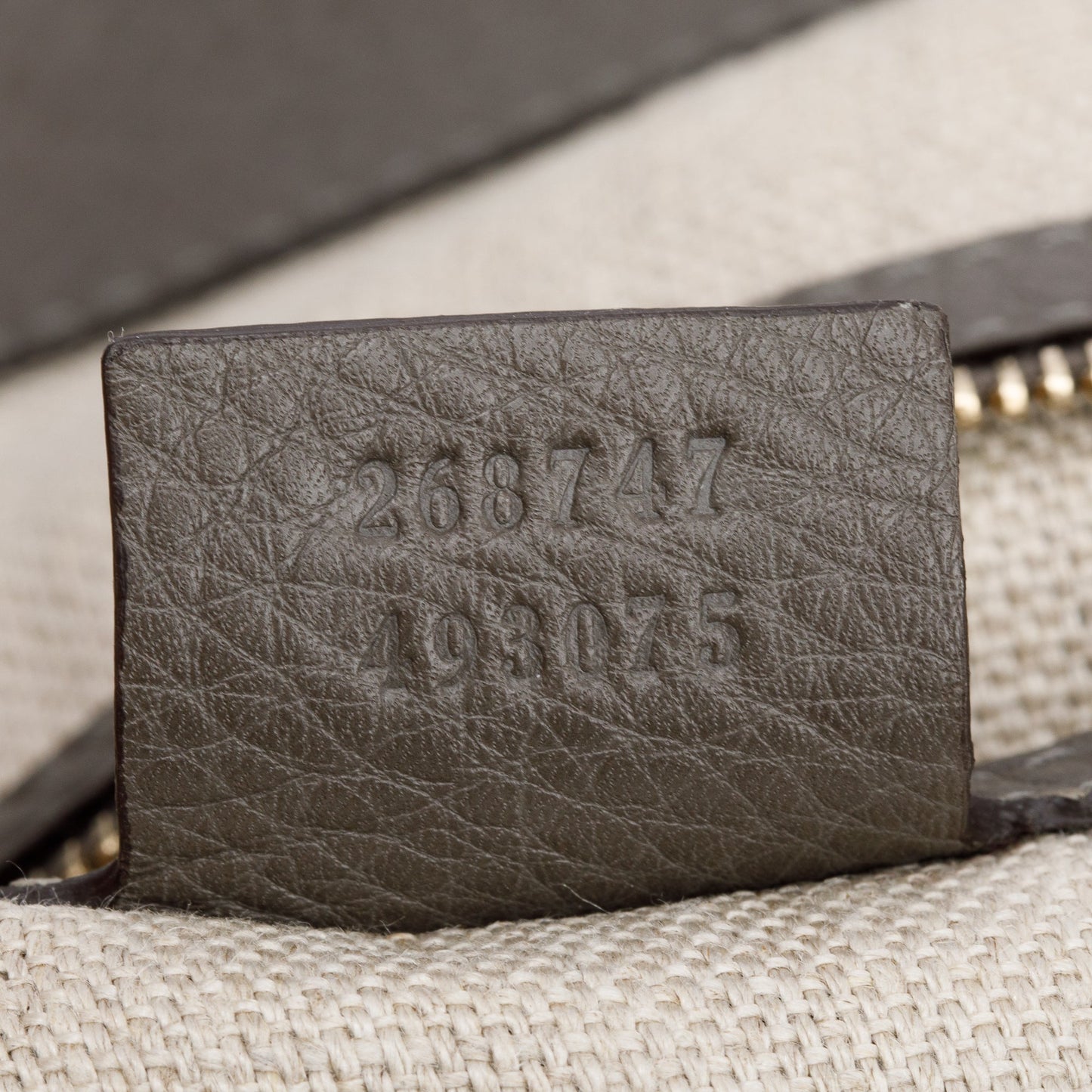 Gucci Grey Python Trim Calf Leather Soft Stirrup Shoulder Bag