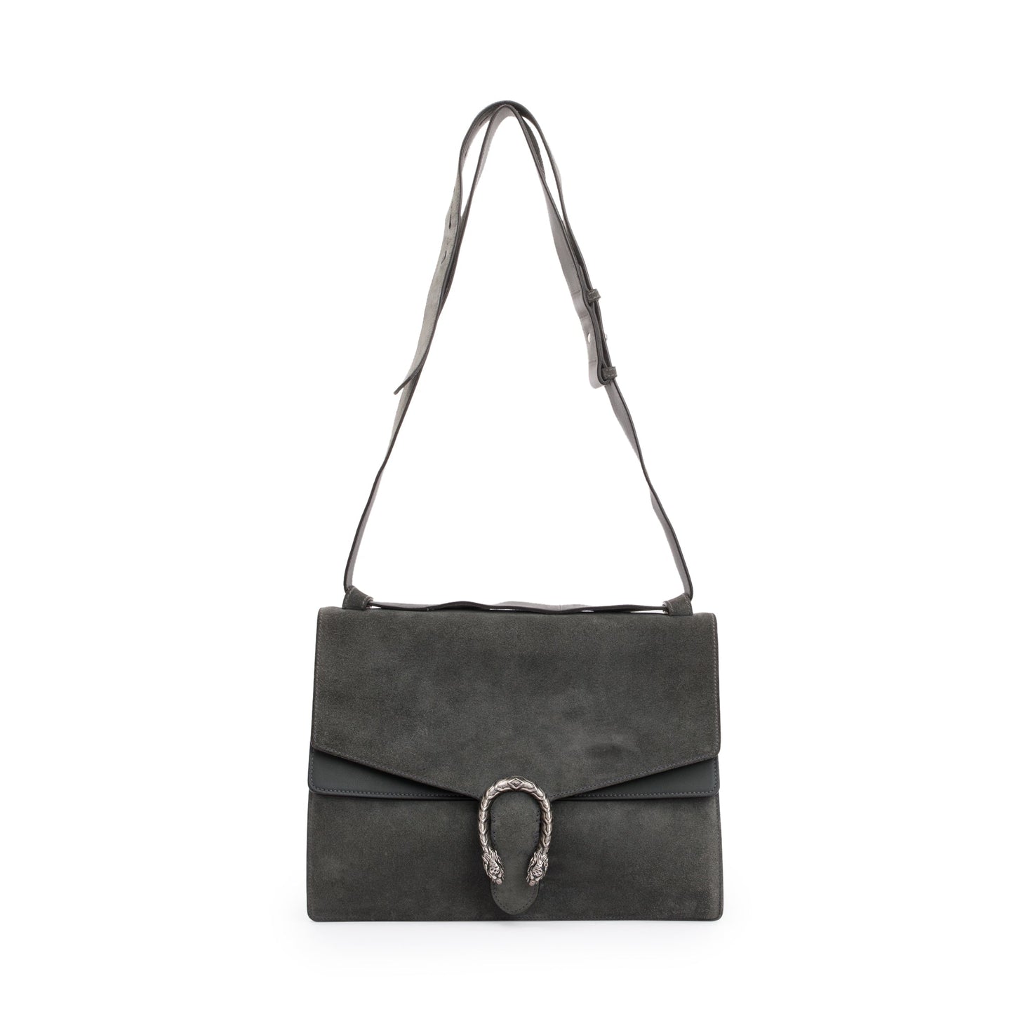 Gucci Grey Suede Medium Dionysus Messenger Bag