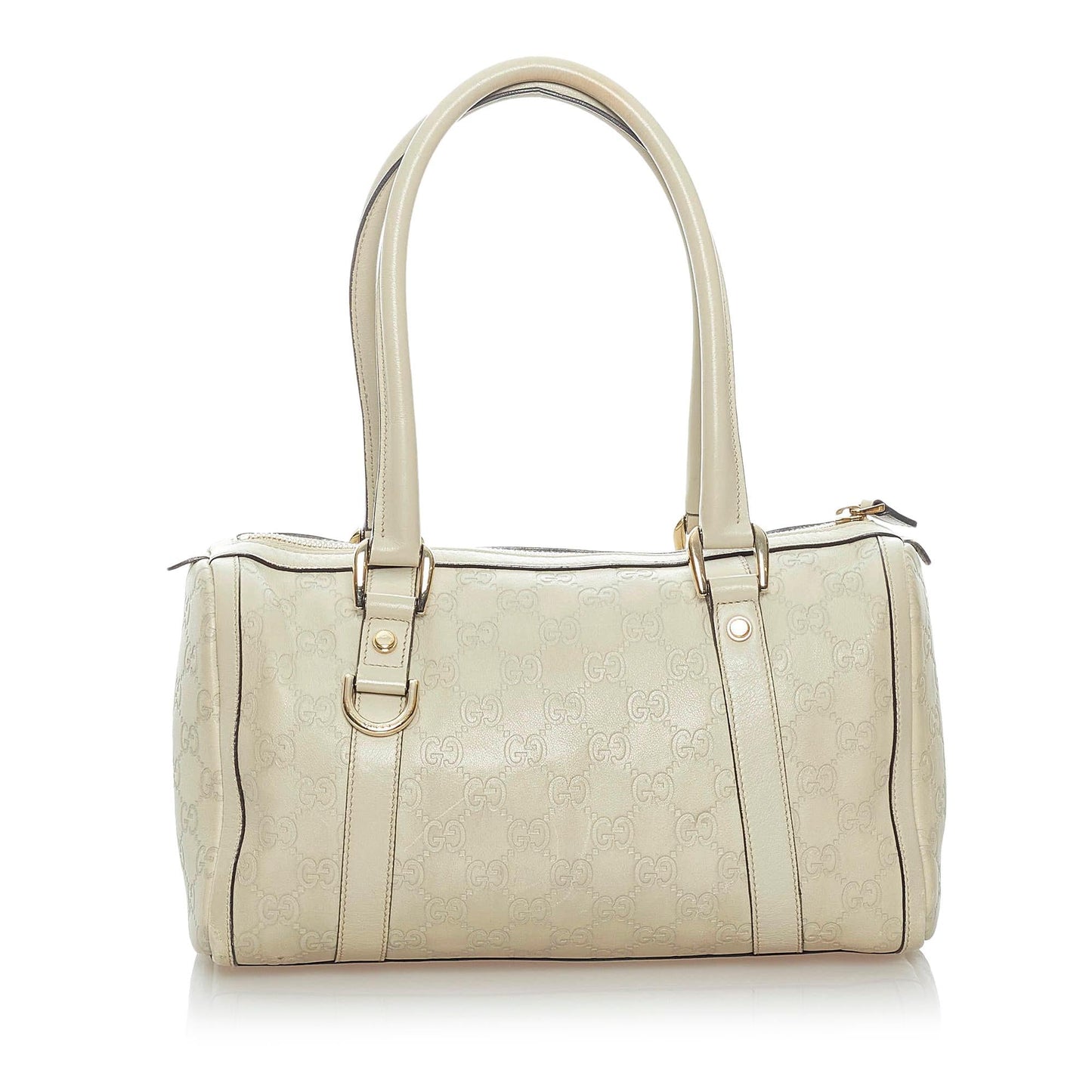 Gucci Guccissima Abbey Leather Boston Bag (SHG-37222)
