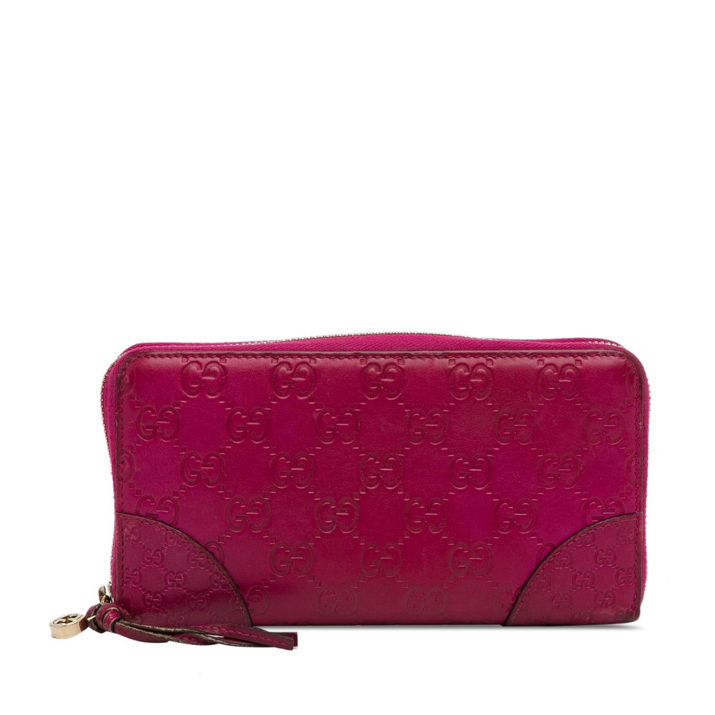 Gucci Guccissima Bree Zip Around Long Wallet (SHG-zoUKG1)