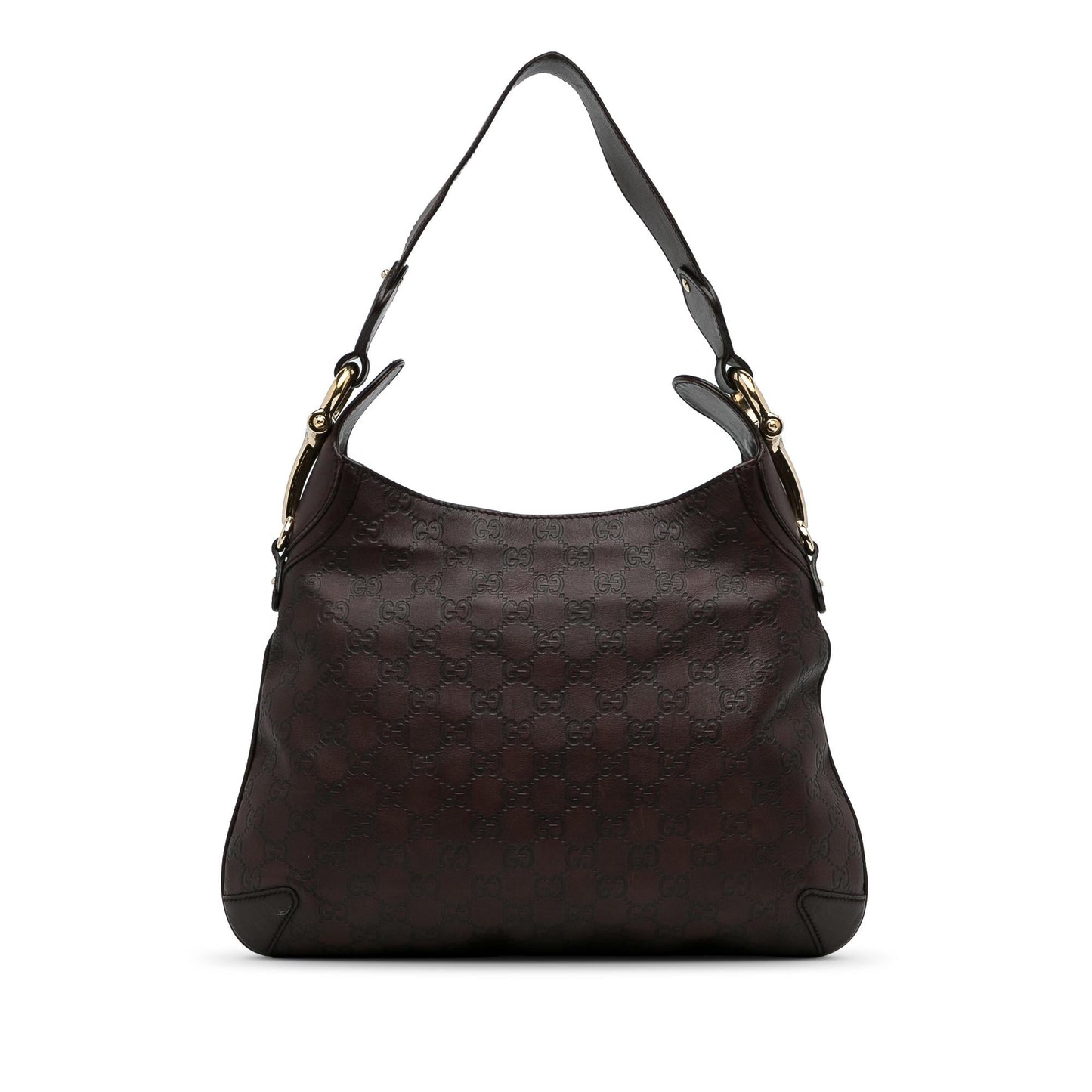 Gucci Guccissima Horsebit Creole Hobo (SHG-pRoFuj)