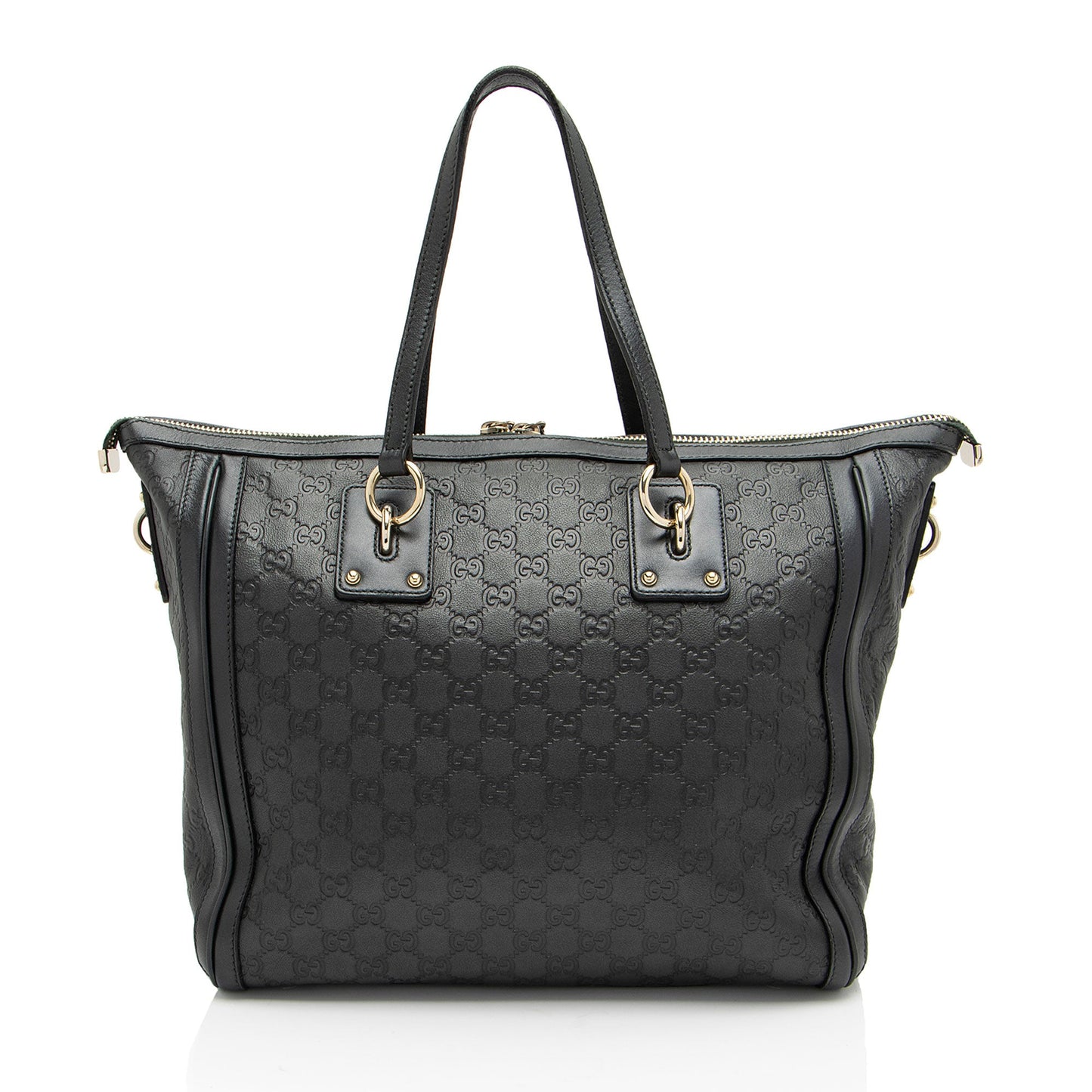 Gucci Guccissima Leather Charm Medium Tote (SHF-pSuRcq)