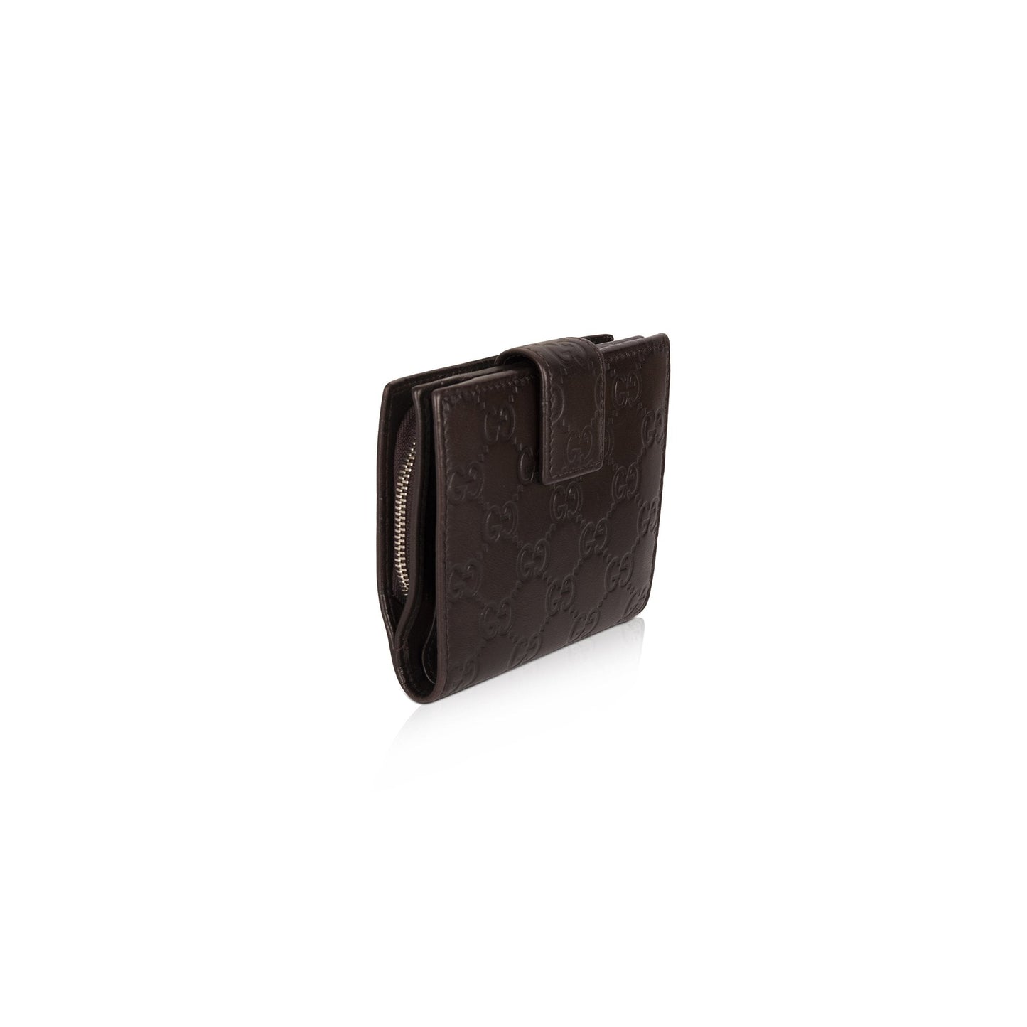 Gucci Guccissima Leather Compact Wallet