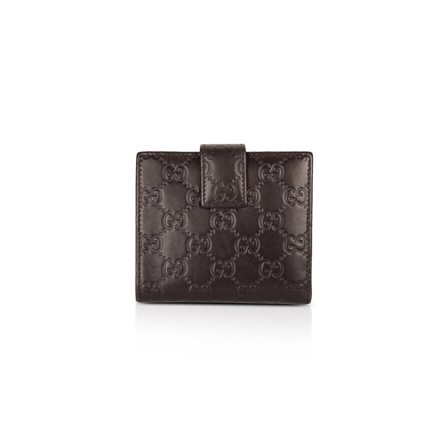 Gucci Guccissima Leather Compact Wallet